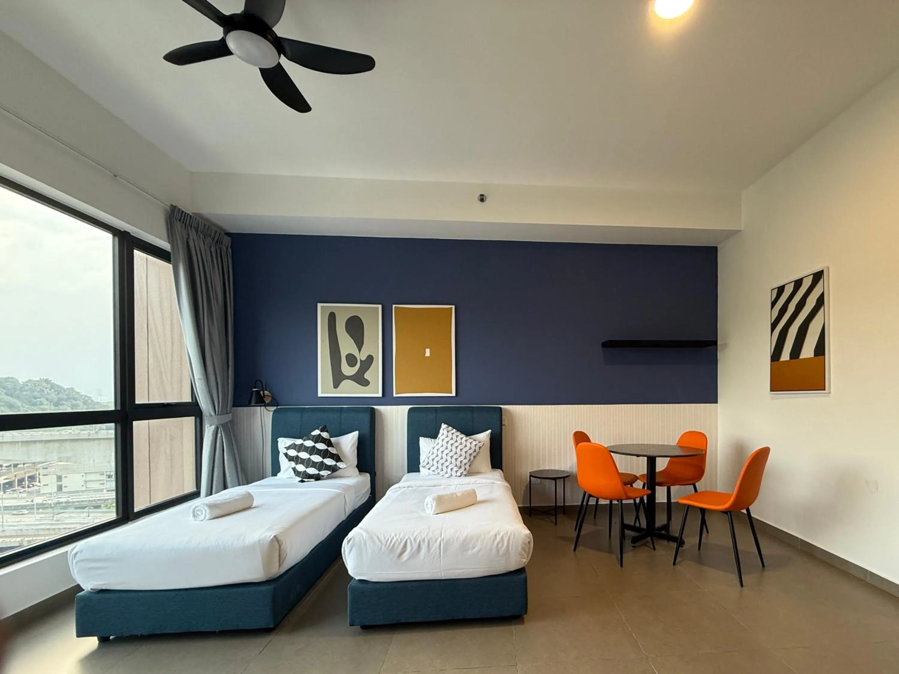 Bed in Mossaz Leisure Suites Kuala Lumpur