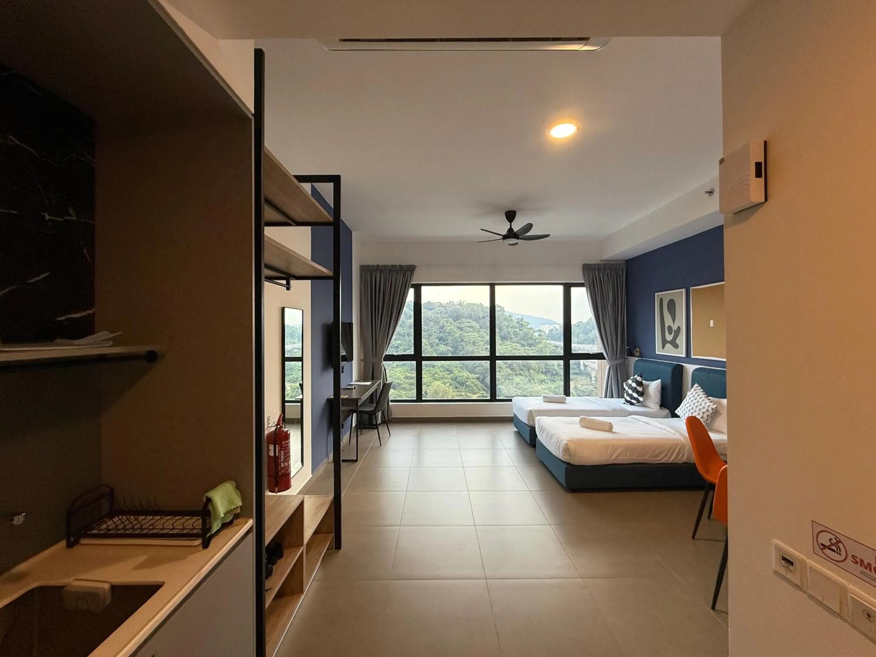 Bed in Mossaz Leisure Suites Kuala Lumpur