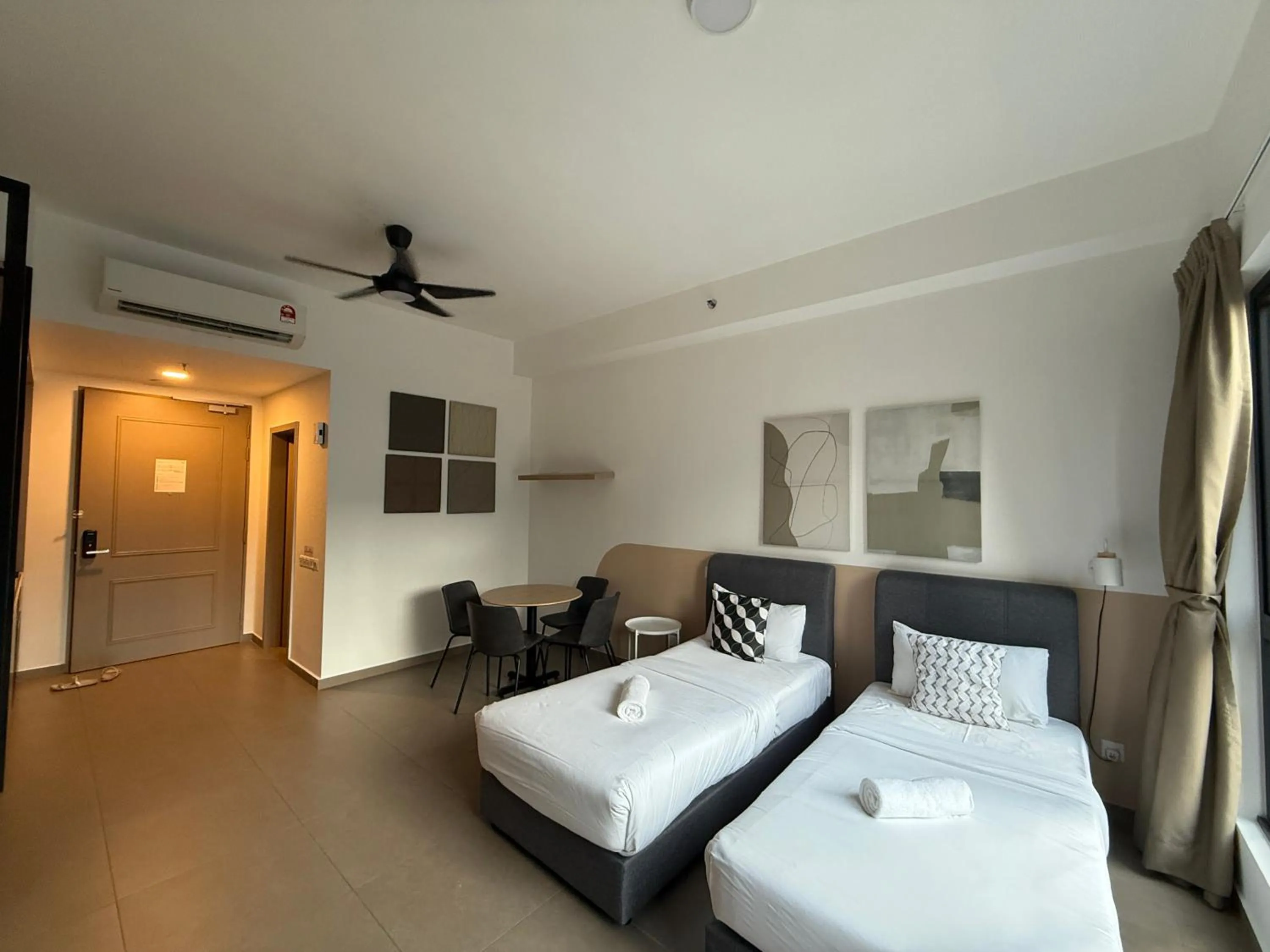 Bed in Mossaz Leisure Suites Kuala Lumpur