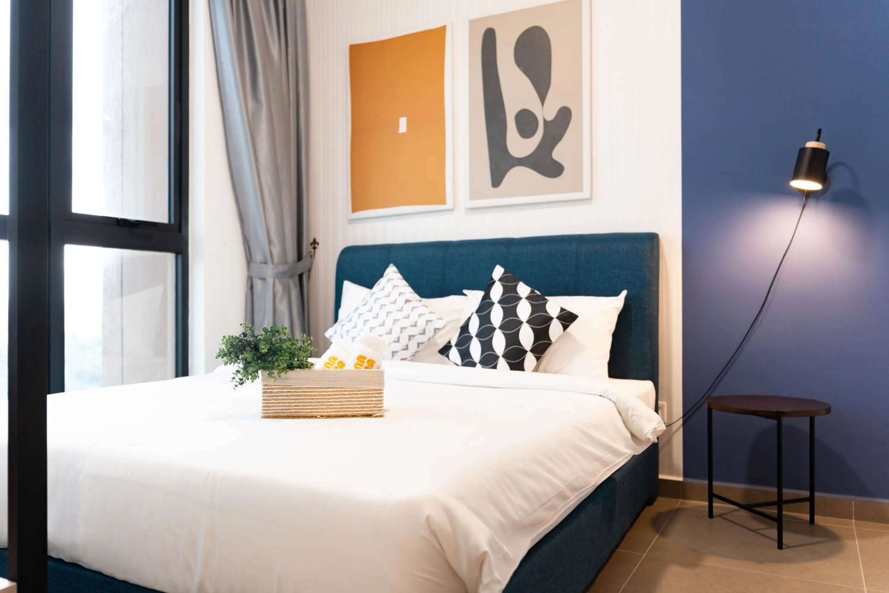 Bed in Mossaz Leisure Suites Kuala Lumpur