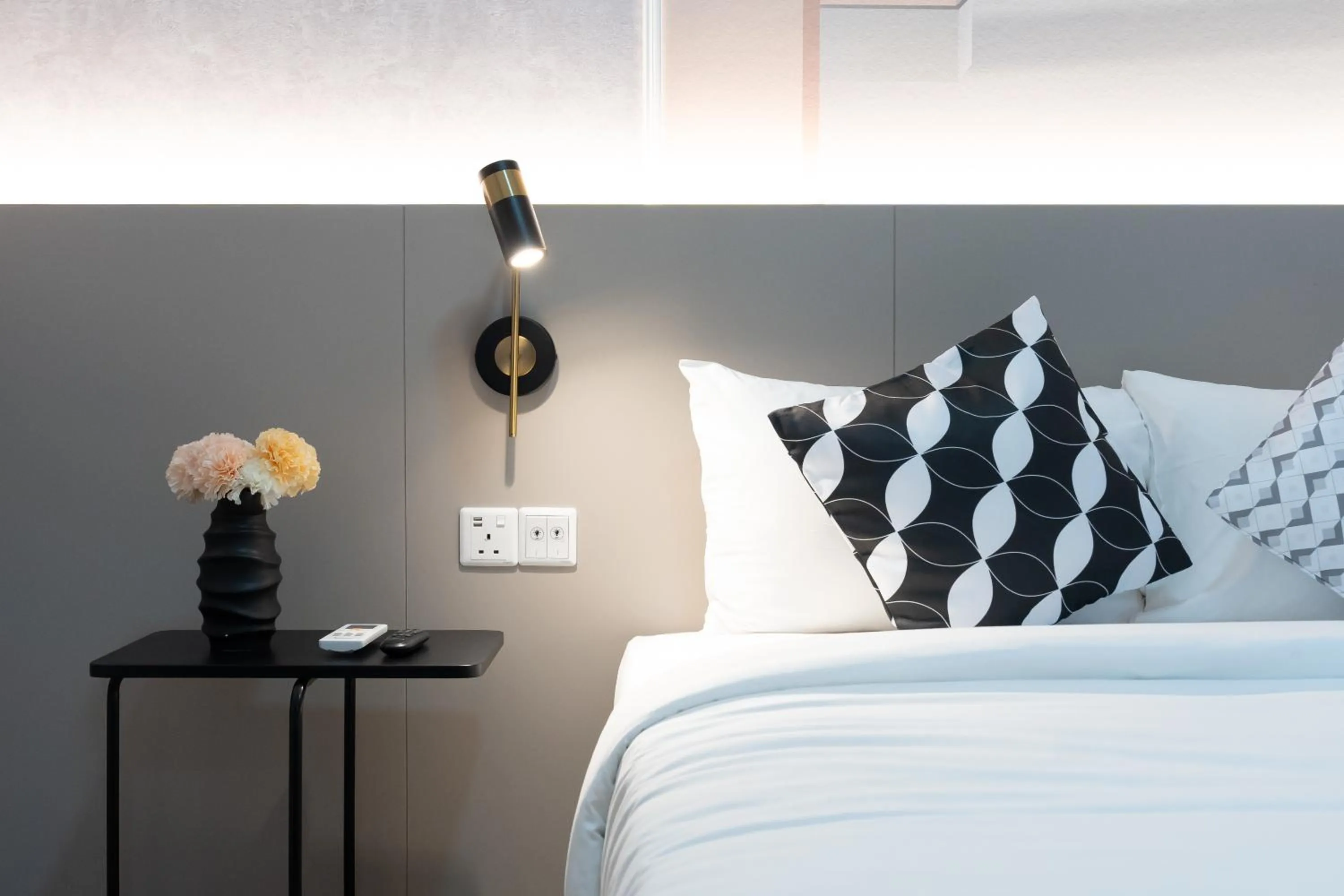 Bed in Mossaz Leisure Suites Kuala Lumpur