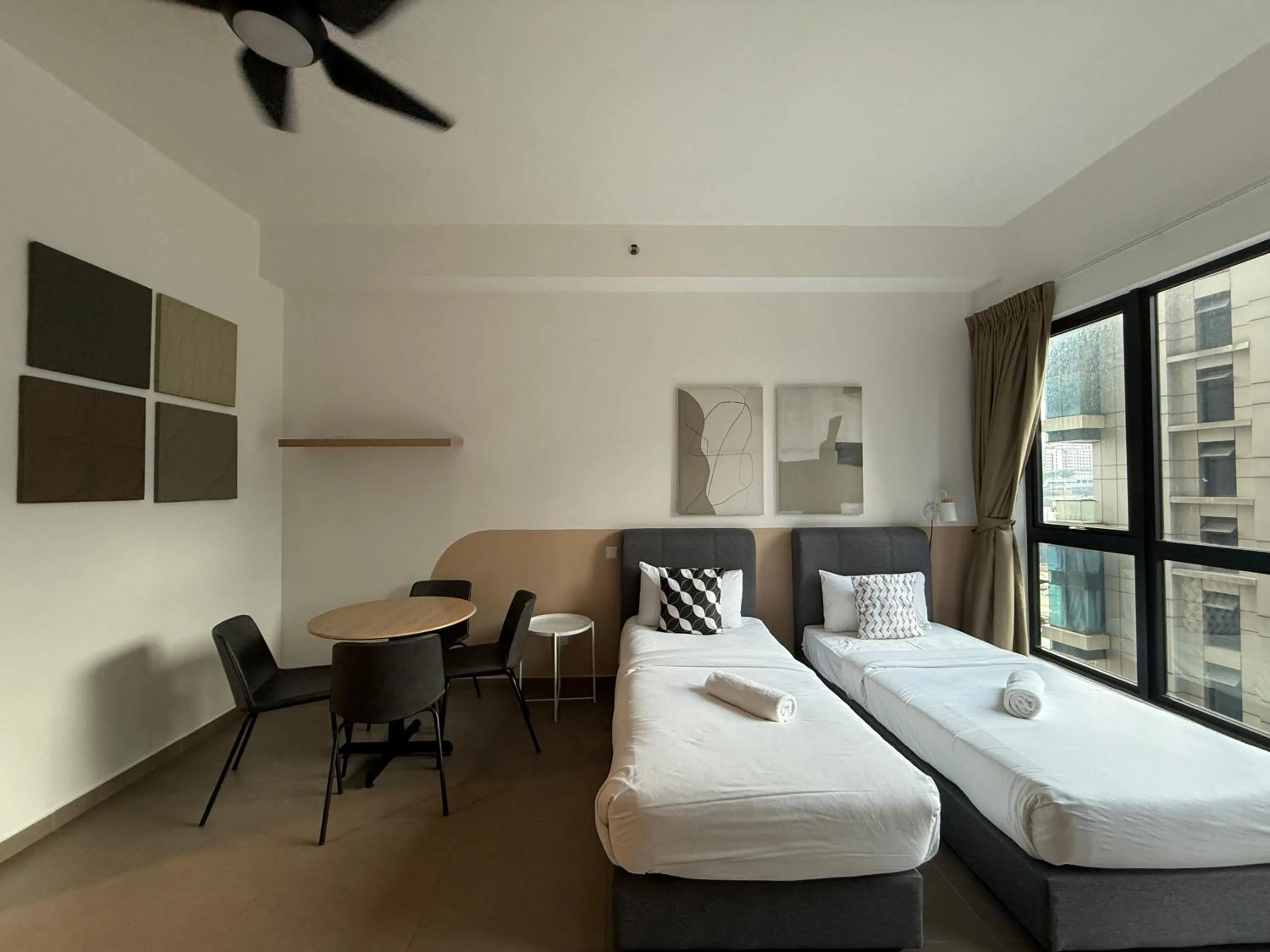 Bed in Mossaz Leisure Suites Kuala Lumpur