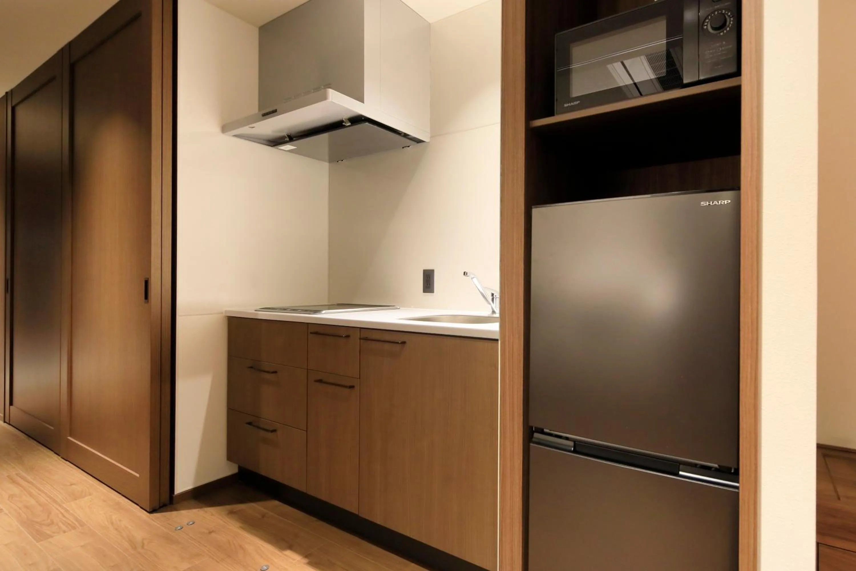 kitchen in Blisstia Hakone Sengokuhara Adult only