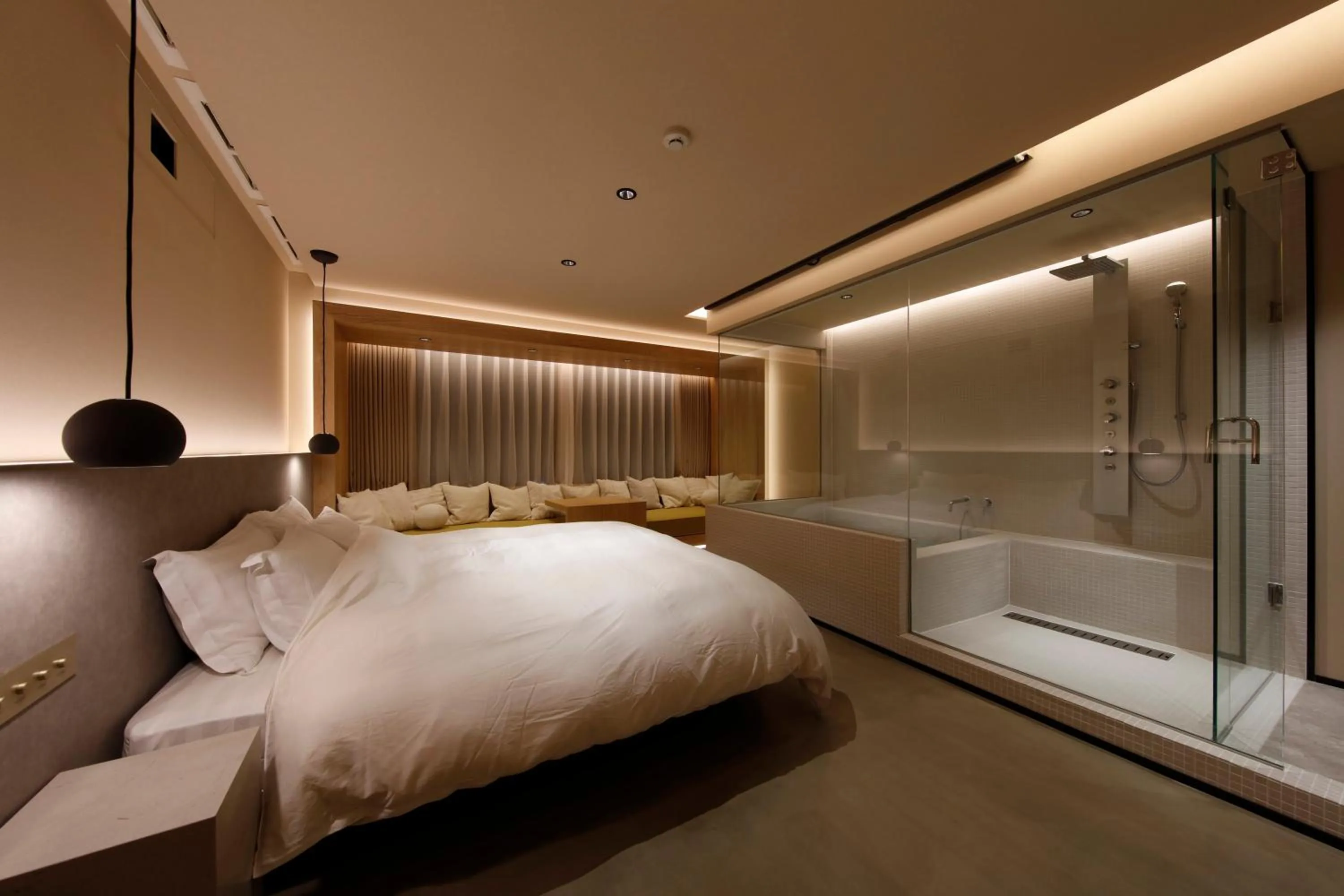 Bed in HotelCO Kuramae ホテル コ 蔵前