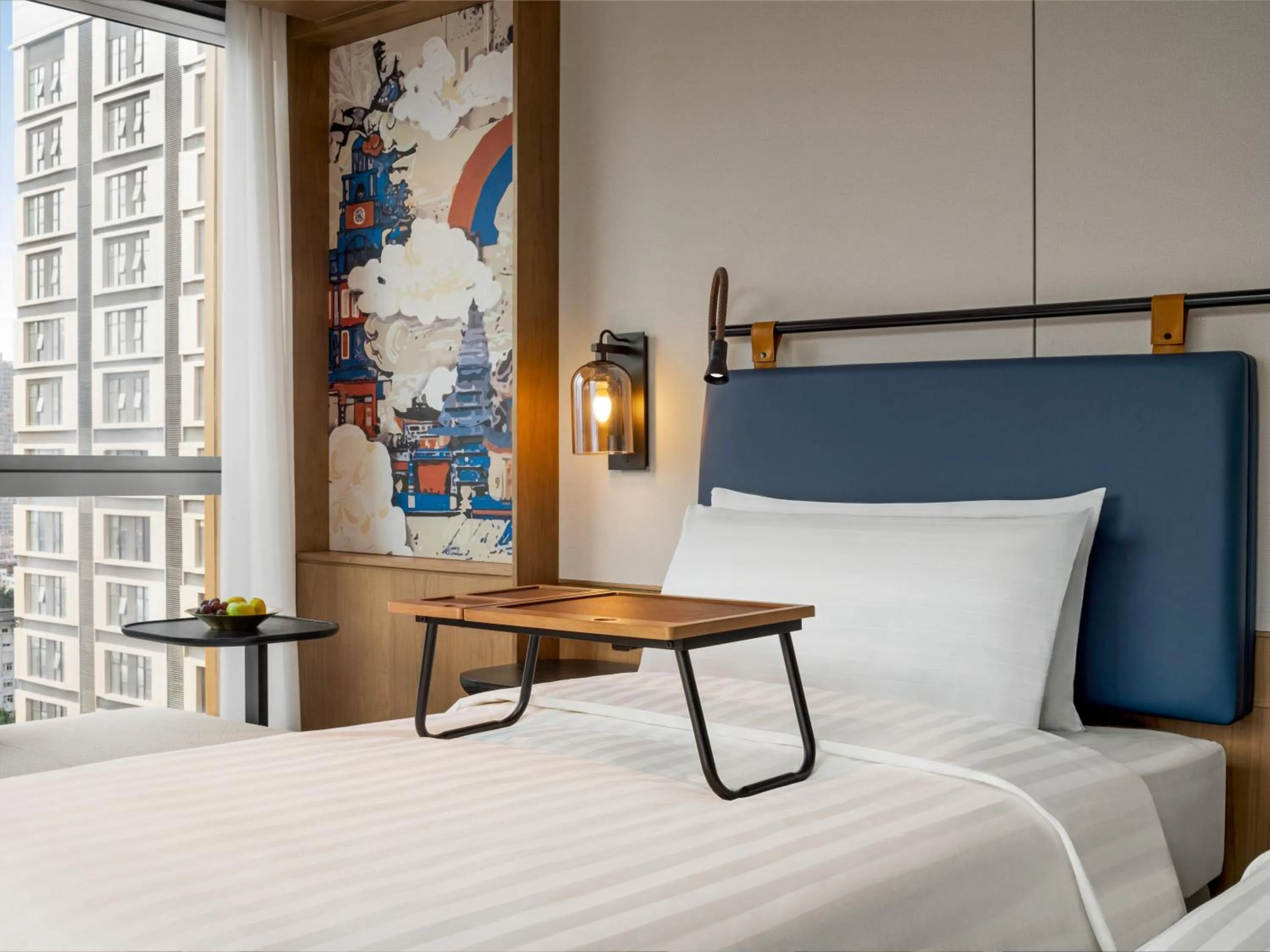 Bed in JEN Kunming by Shangri-La