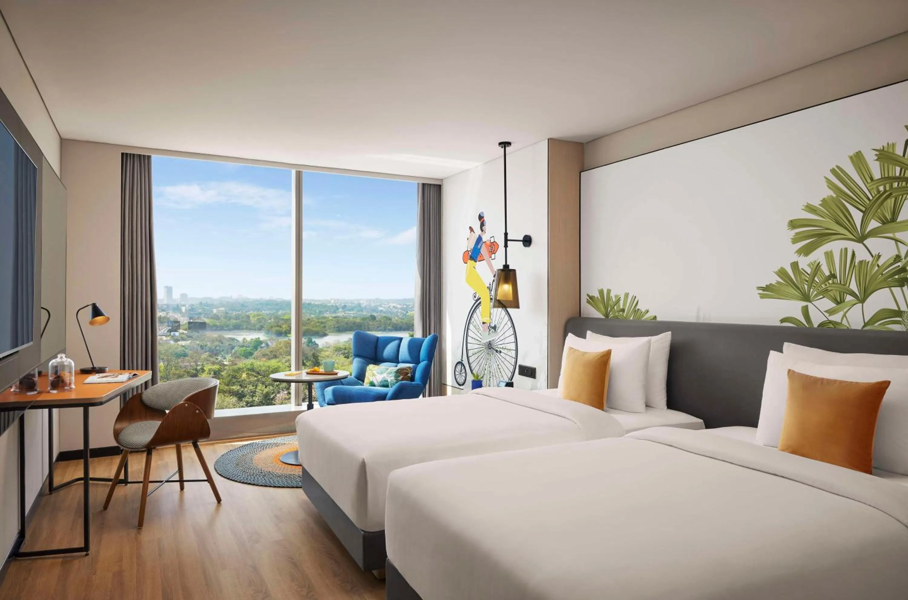 Bedroom, Bed in Hyatt Centric Hebbal Bengaluru