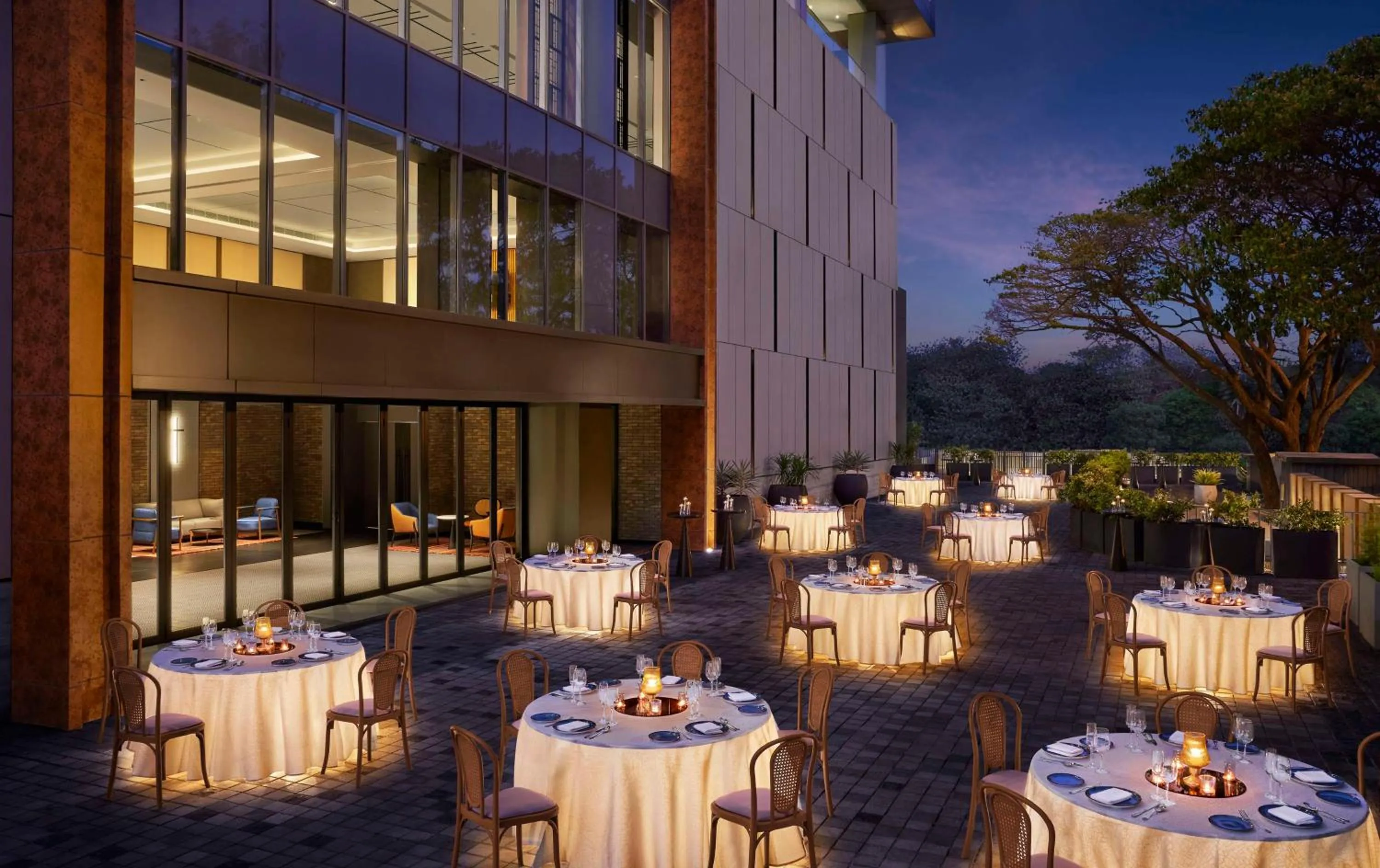 Patio in Hyatt Centric Hebbal Bengaluru