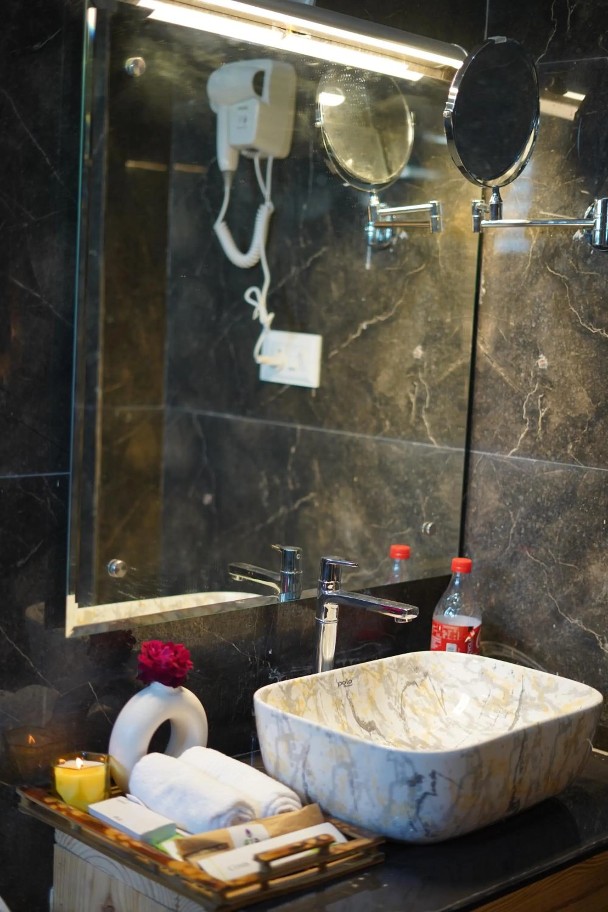 Bathroom in SAMALIA AGRO RESORT VRINDAVAN