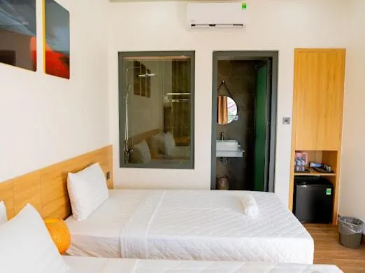 Bed in OSAKA BOUTIQUE PHAN THIET HOTEL