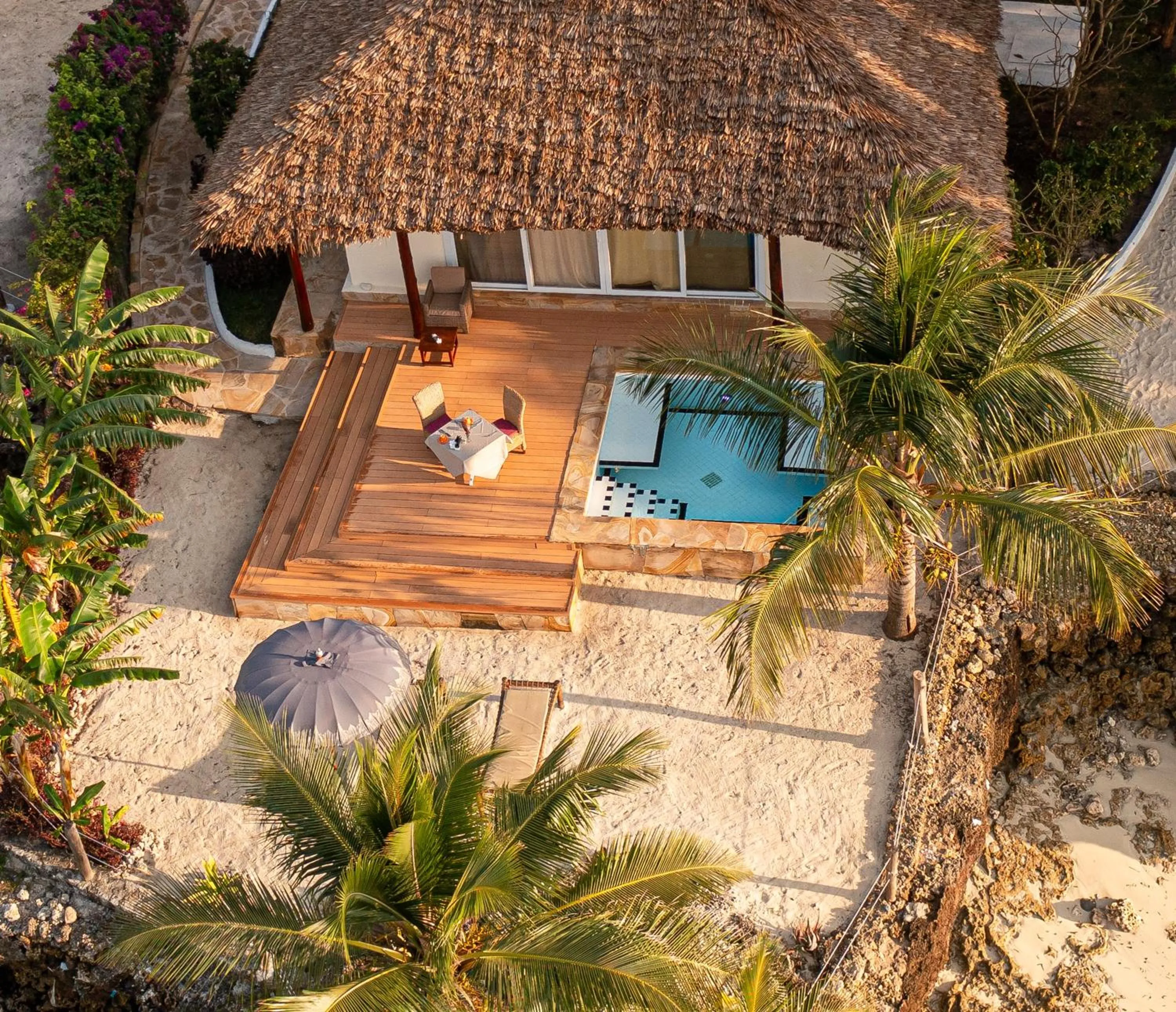 Patio in Maharaja Boutique Hotel Zanzibar