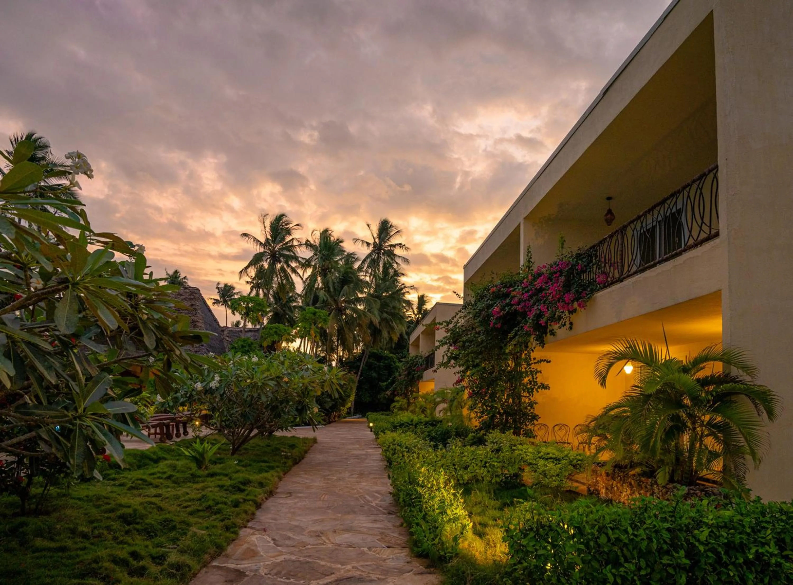 Garden view in Maharaja Boutique Hotel Zanzibar