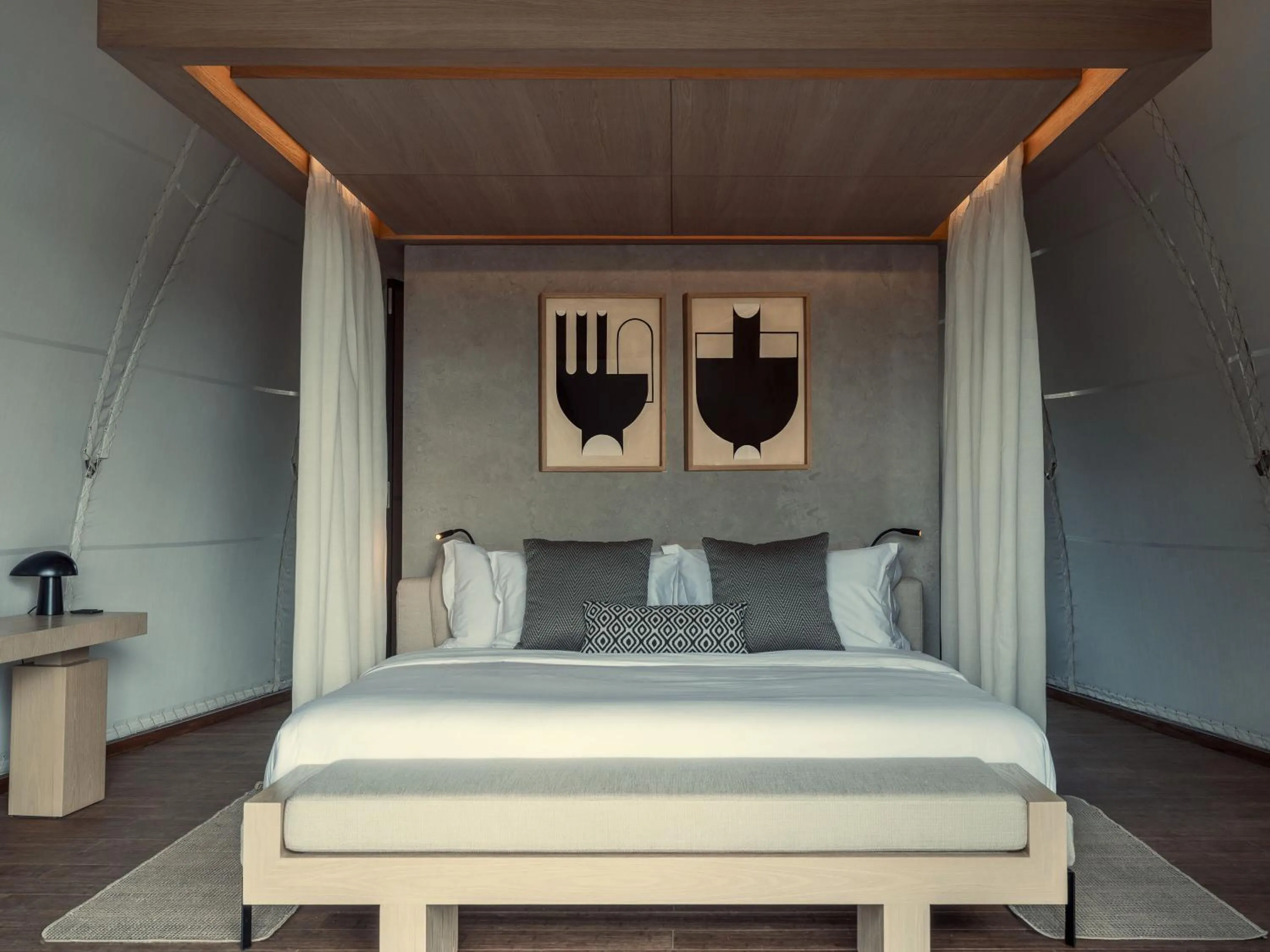 Bedroom, Bed in 91 Athens Riviera, The Resort