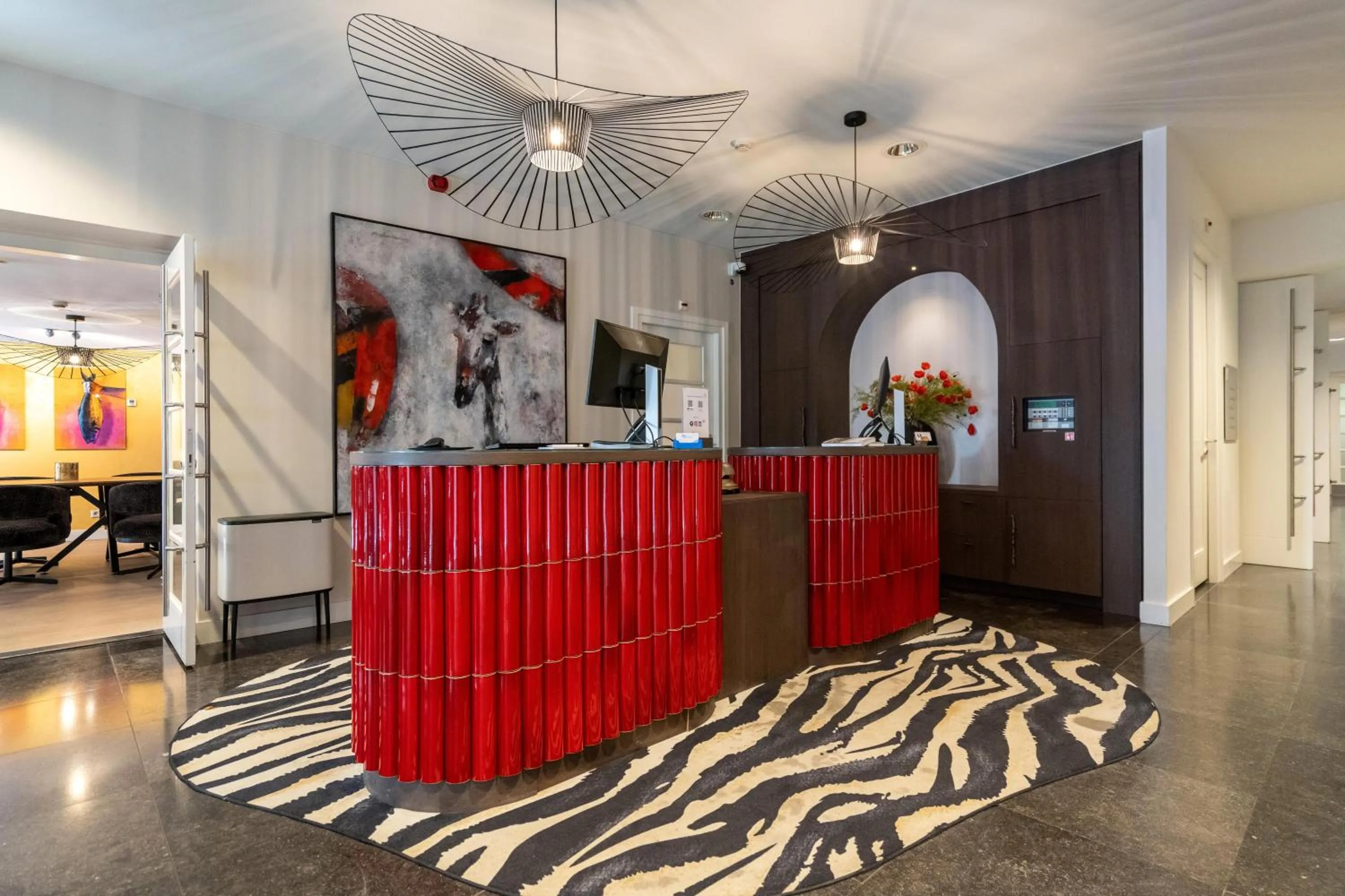 Lobby or reception in Badhotel Bruin