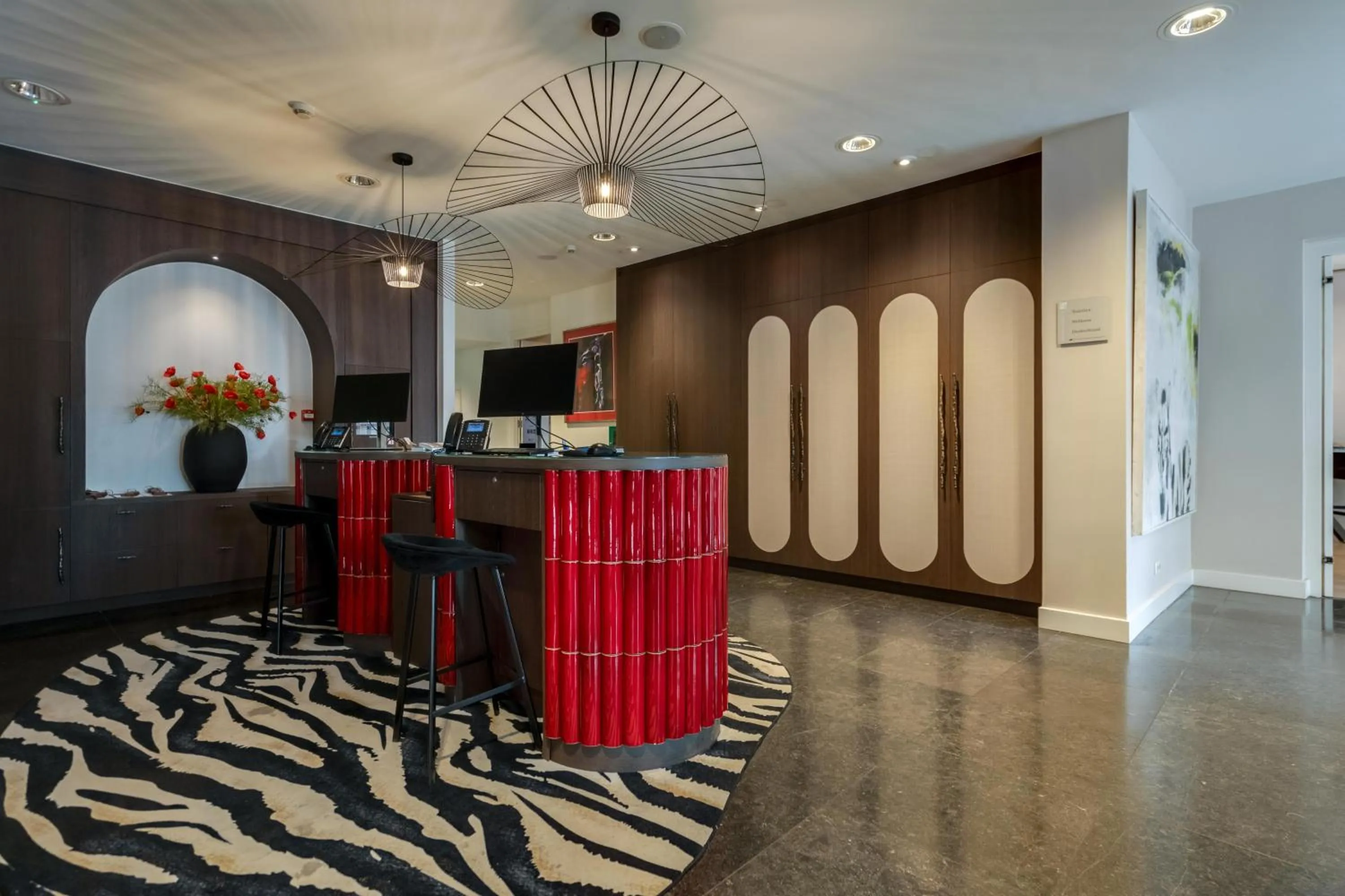 Lobby or reception in Badhotel Bruin