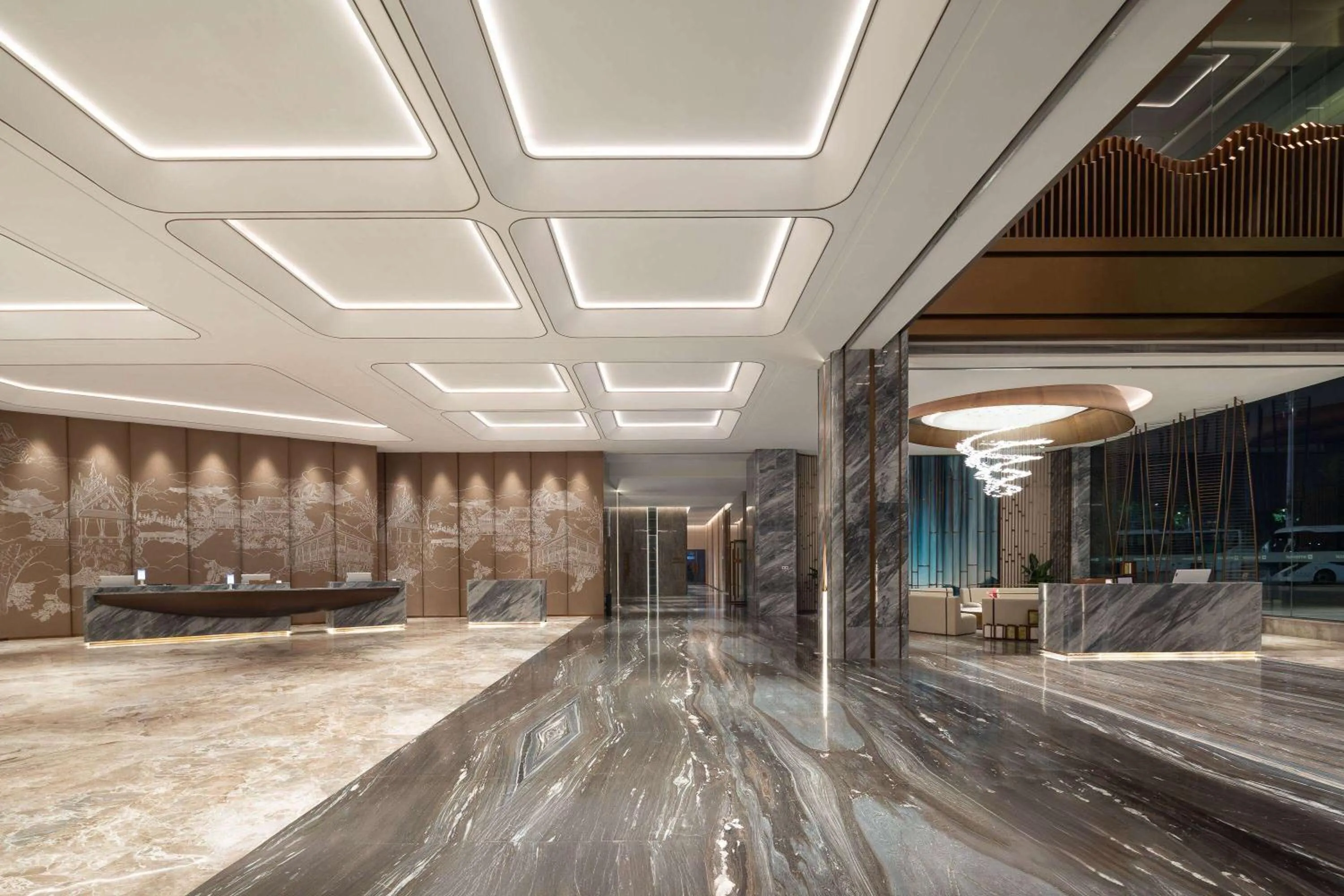 Lobby or reception in Wyndham Xishuangbanna Qingquan