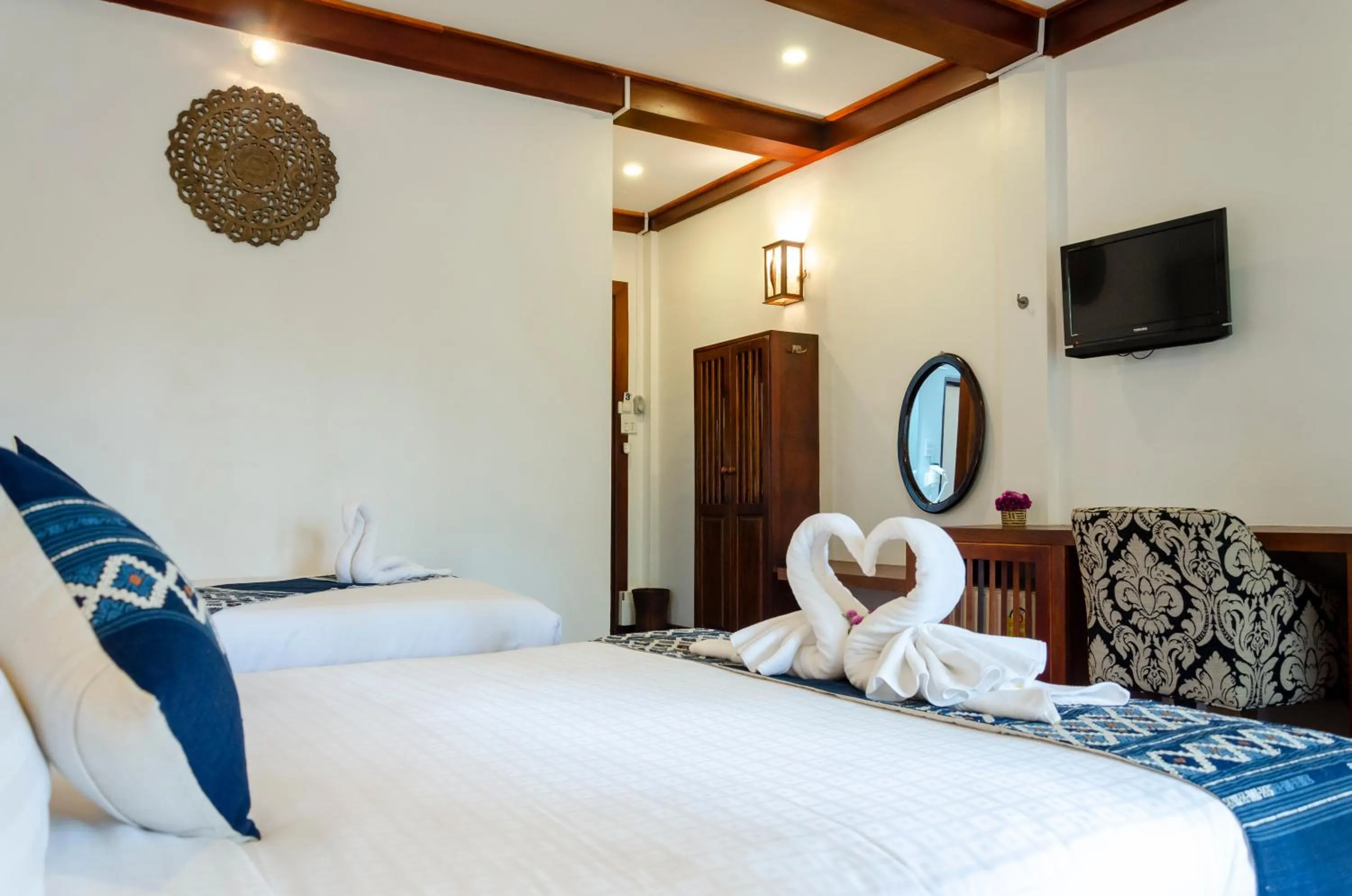 Bed in Villa Khili Namkhan