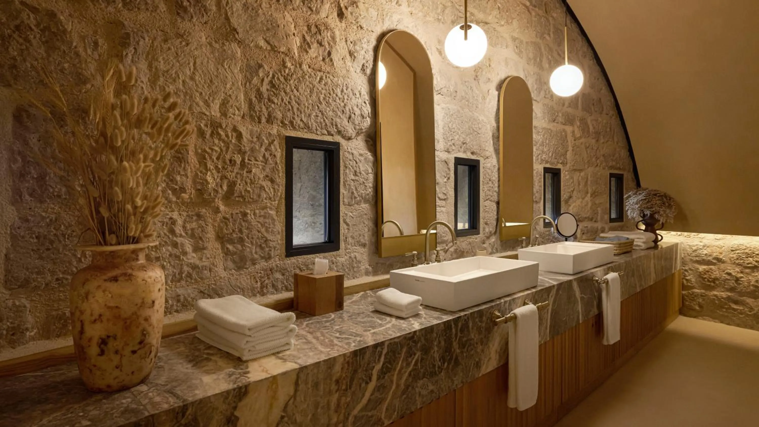 Bathroom in Mamula Island by Banyan Tree
