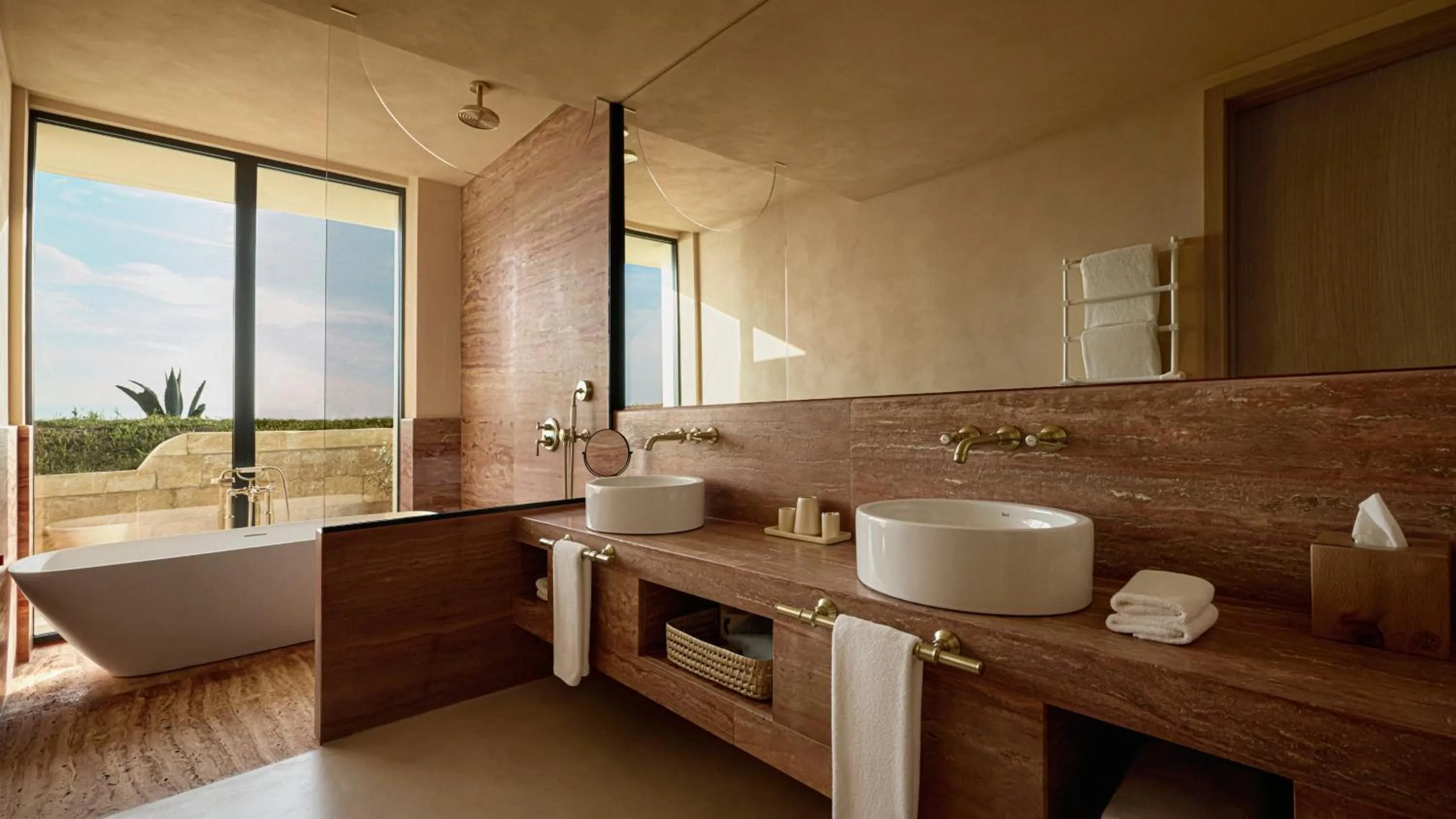 Bathroom in Mamula Island by Banyan Tree