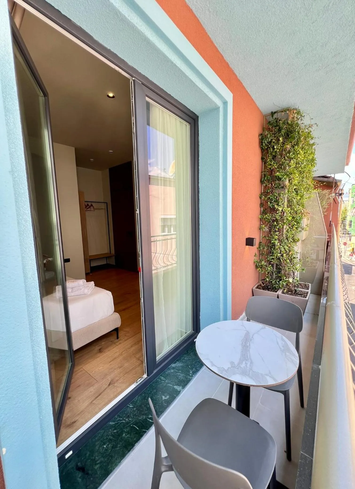 View (from property/room), Bed in Villa Noem