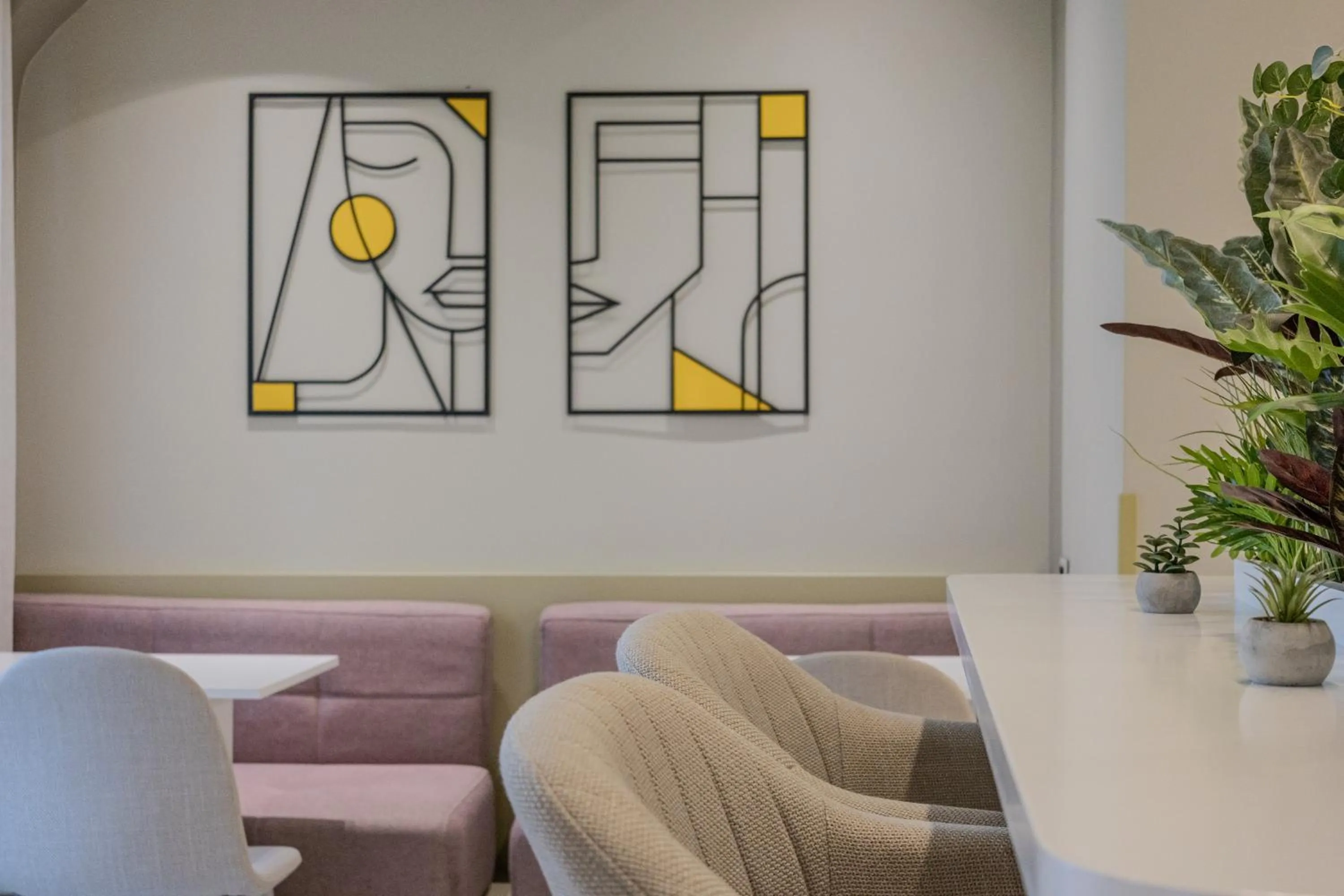 Living room in Villa Noem