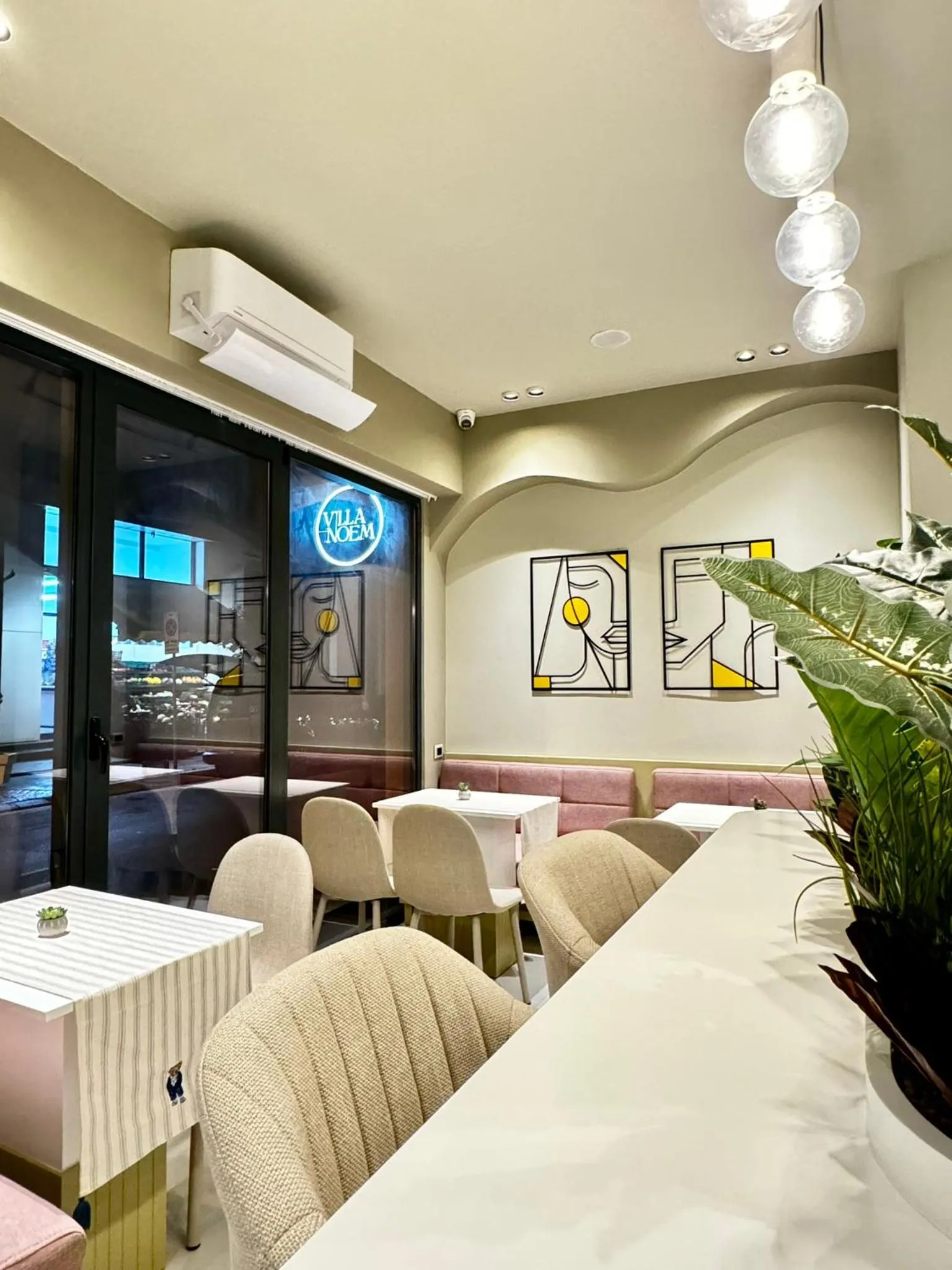 Living room in Villa Noem