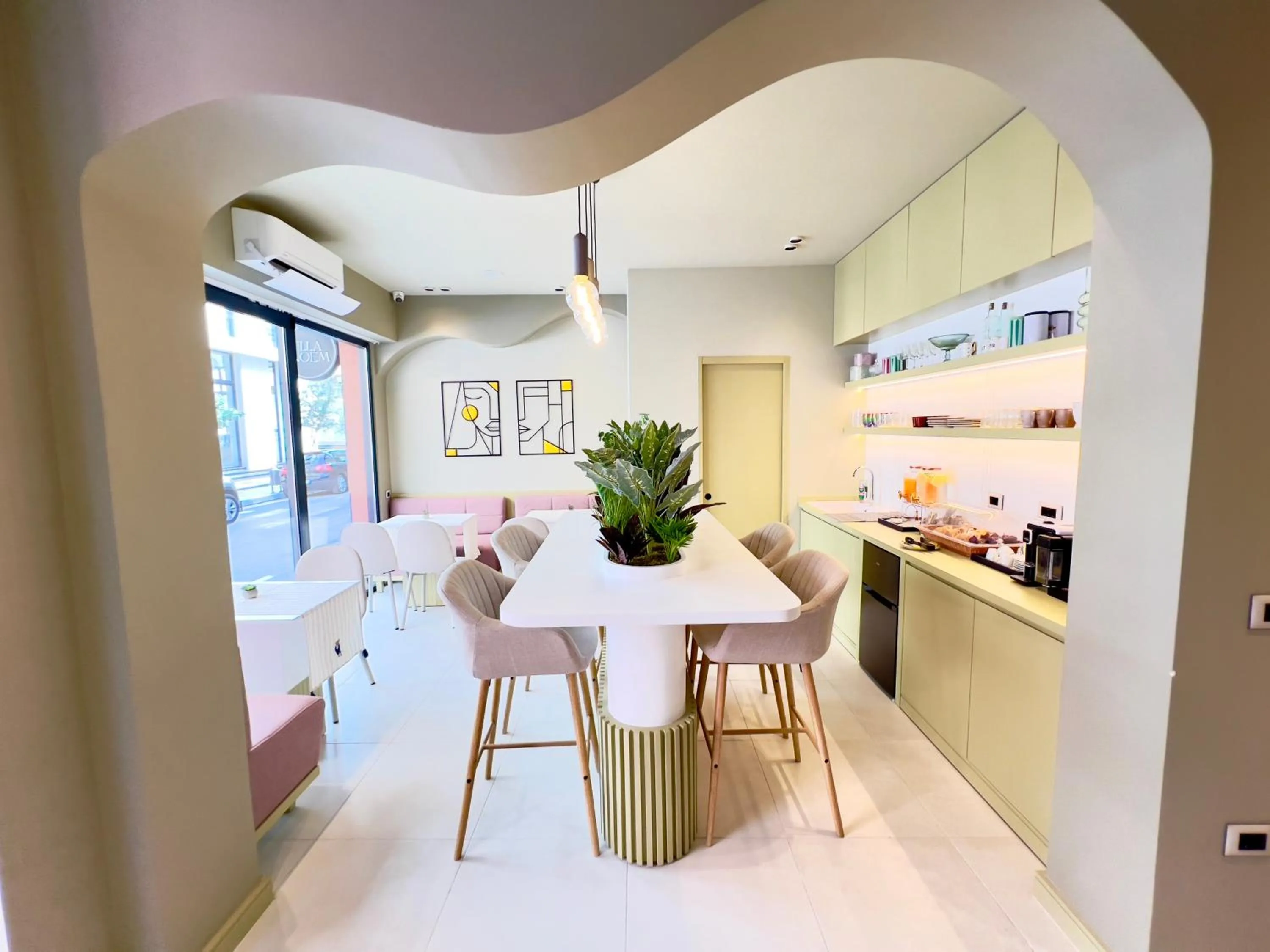 Living room in Villa Noem