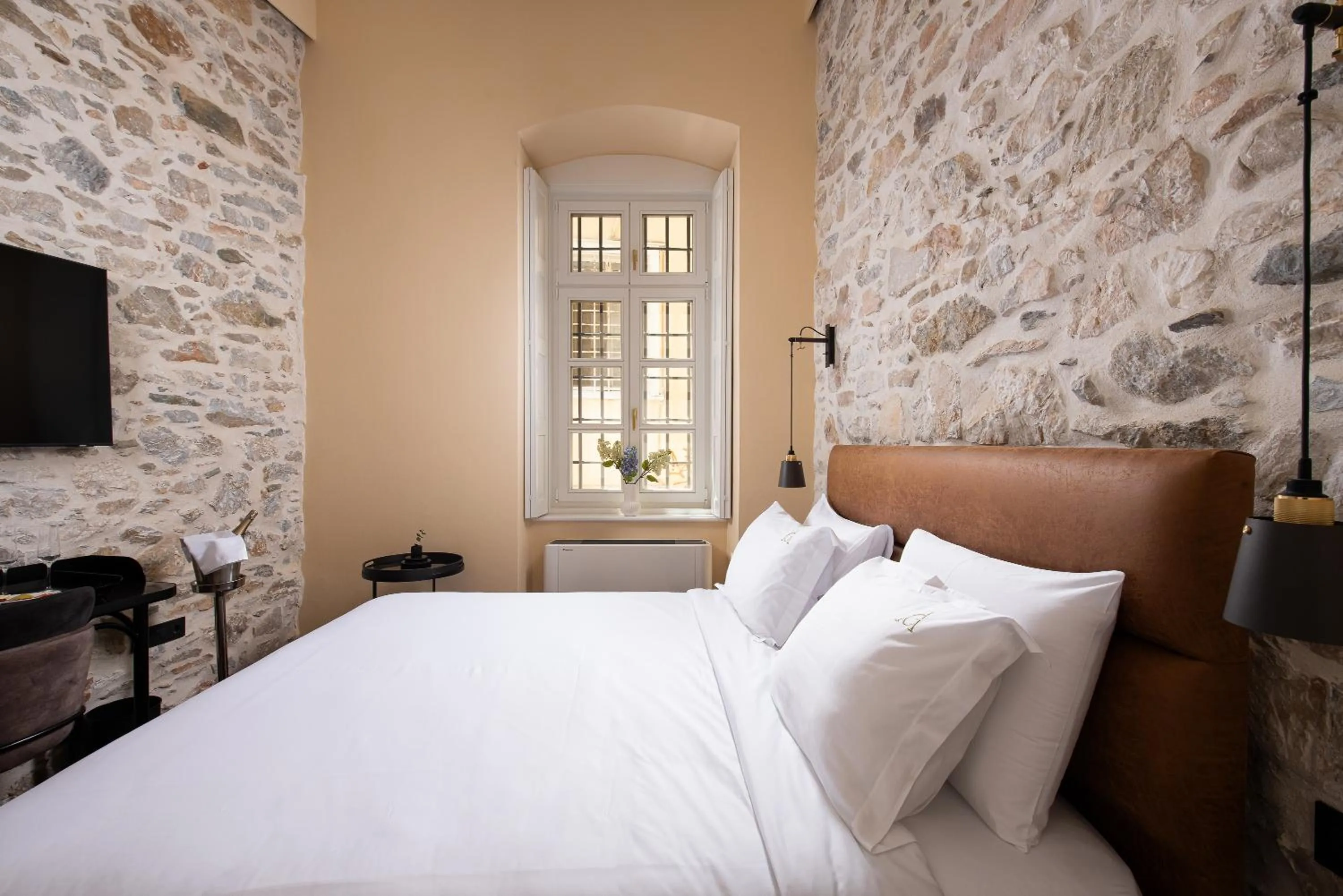 Bedroom, Bed in Argini Syros