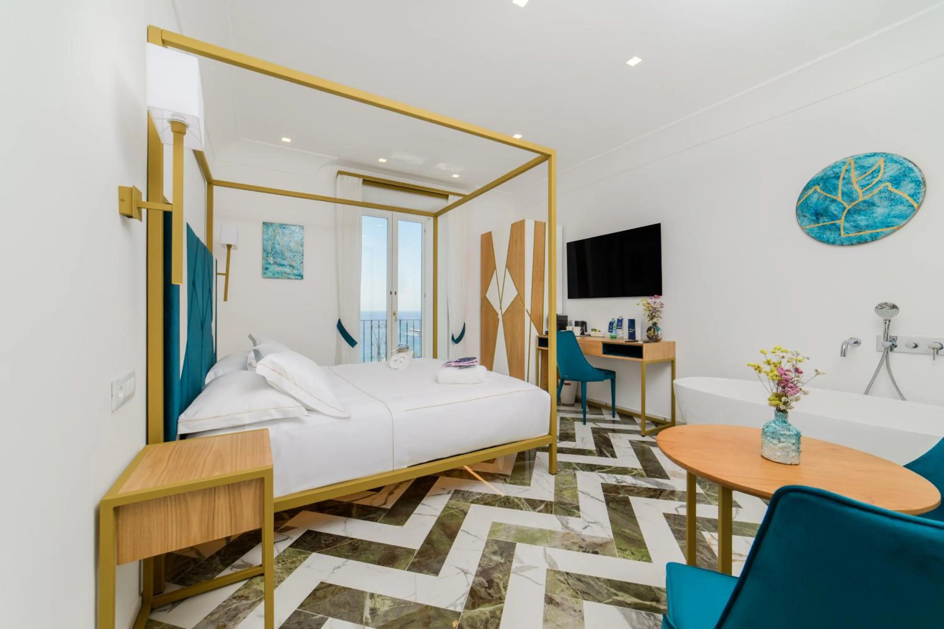 Bed in Palazzo Vitagliano