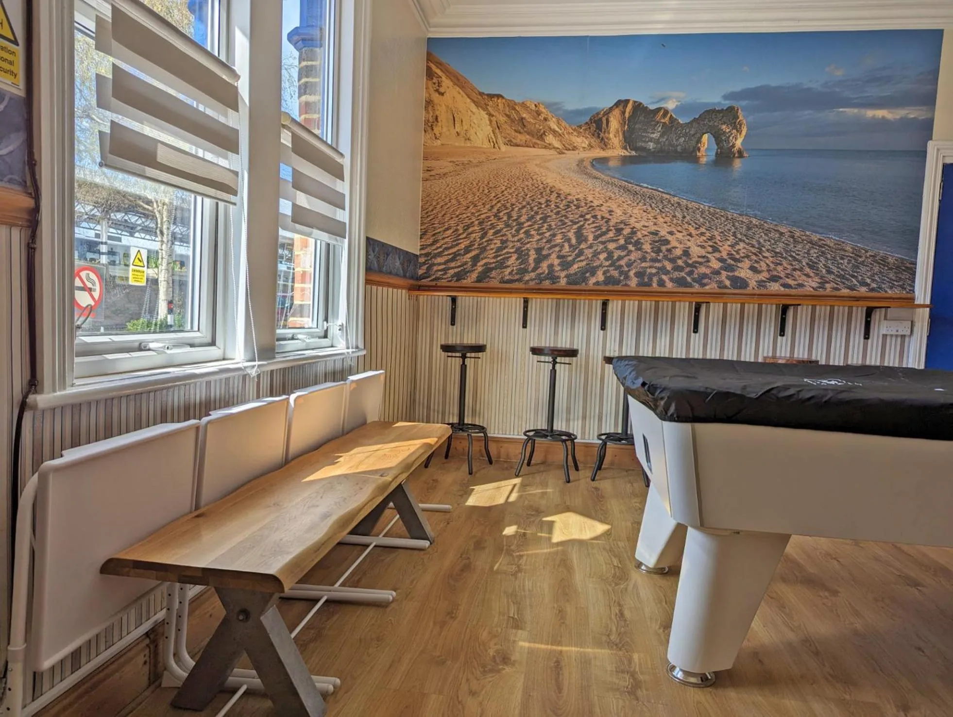 Living room in Jurassic Bay Holidays