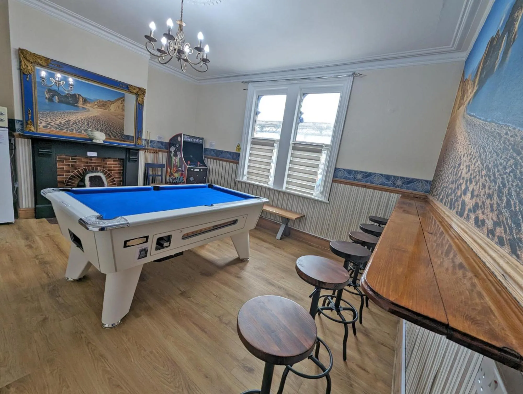 Living room in Jurassic Bay Holidays