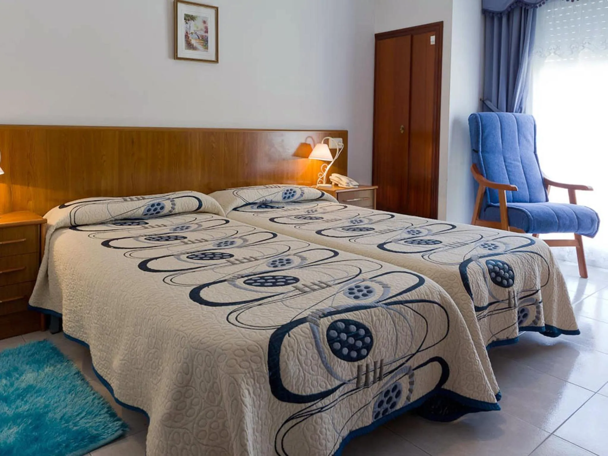 Day, Bed in Hotel Restaurante Xaneiro