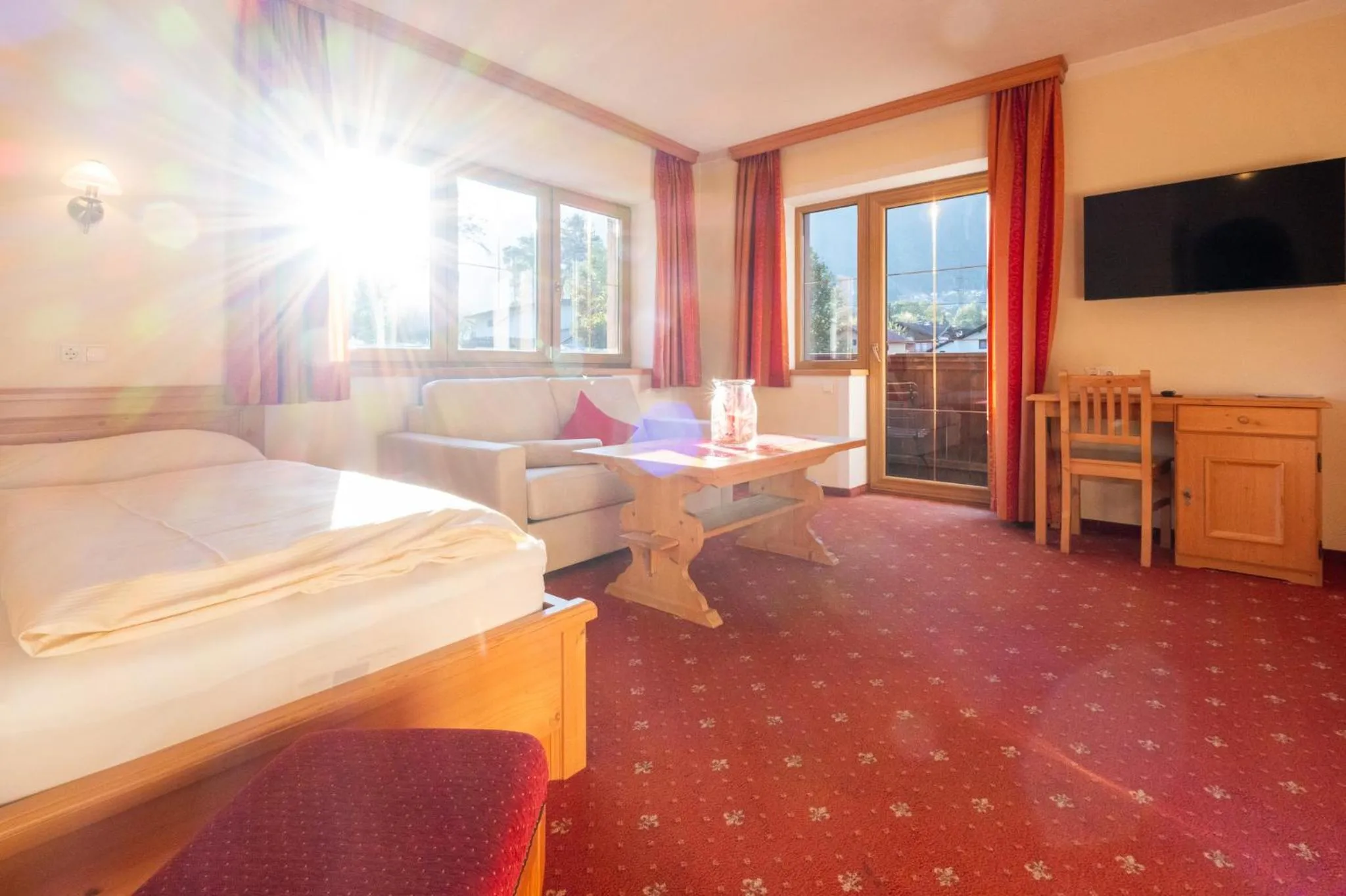 Bedroom, Bed in Hotel Rietzer Hof