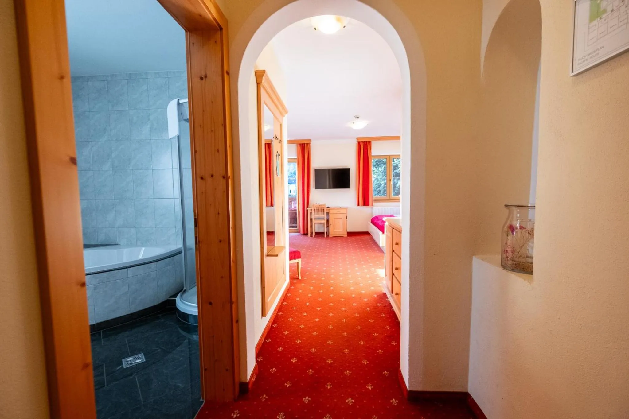 Bedroom, Bed in Hotel Rietzer Hof