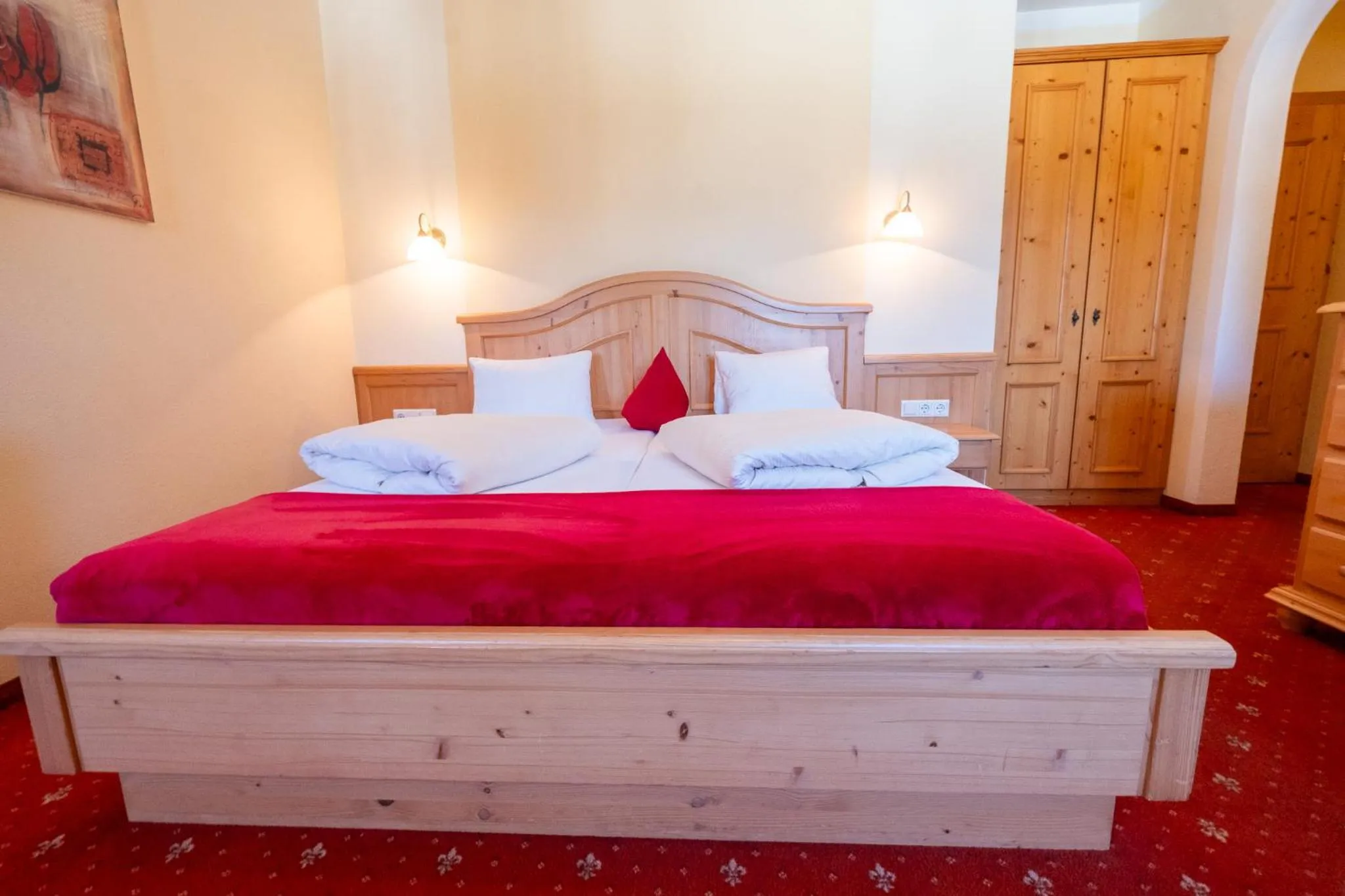 Bedroom, Bed in Hotel Rietzer Hof