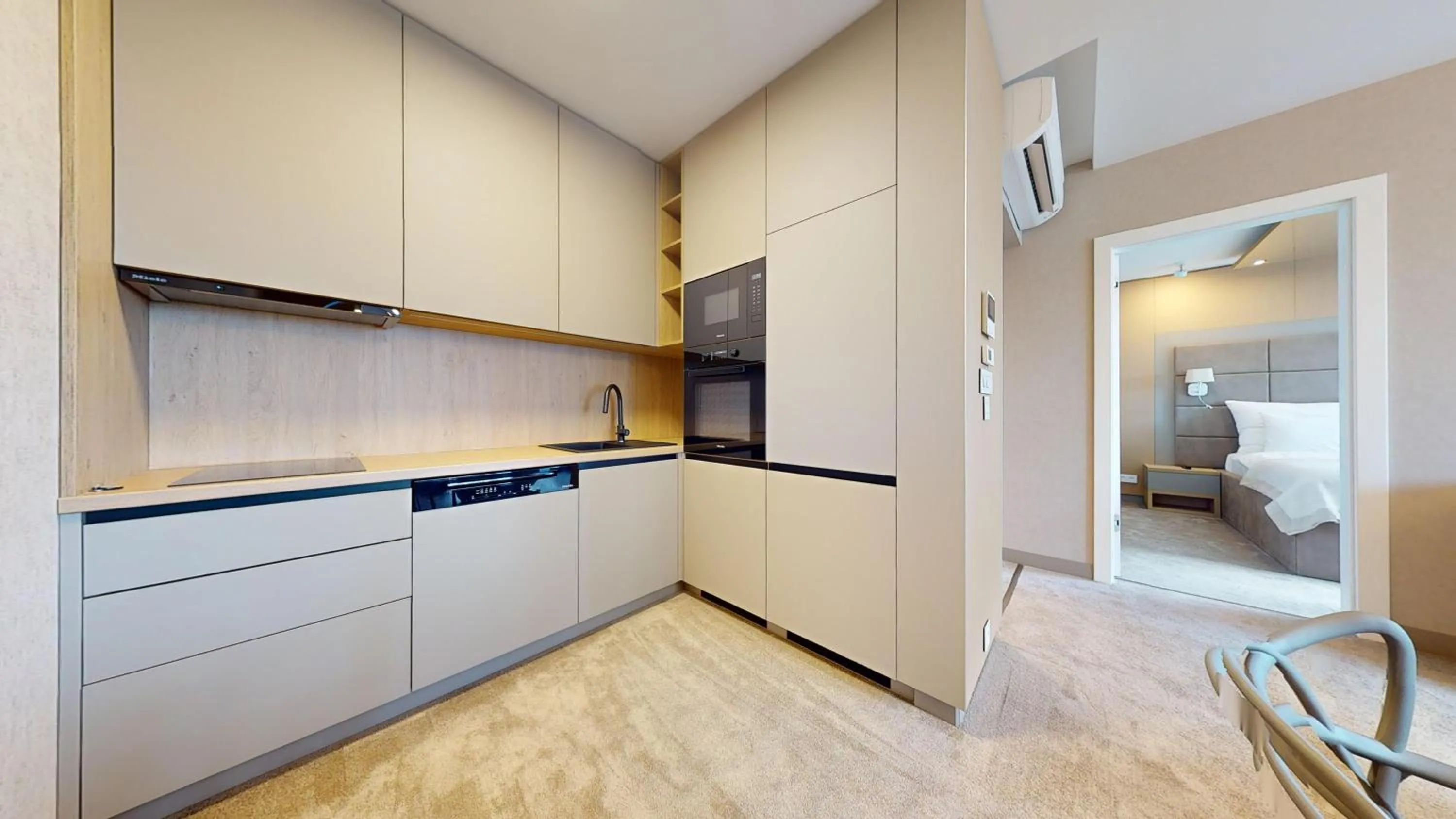 Kitchen or kitchenette in Eurovea Tower Apartments