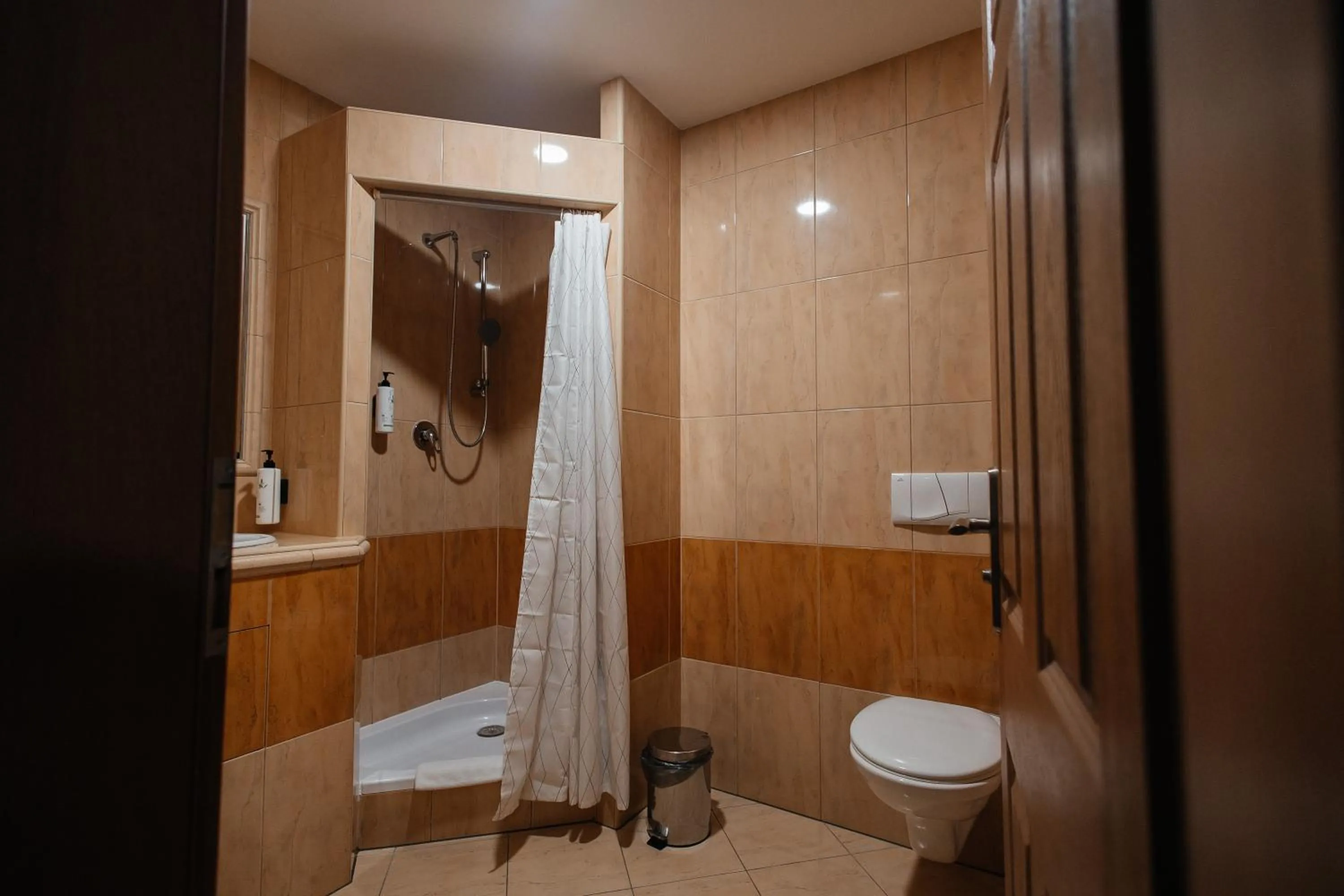 Shower in Golden Golem hotel & Spa