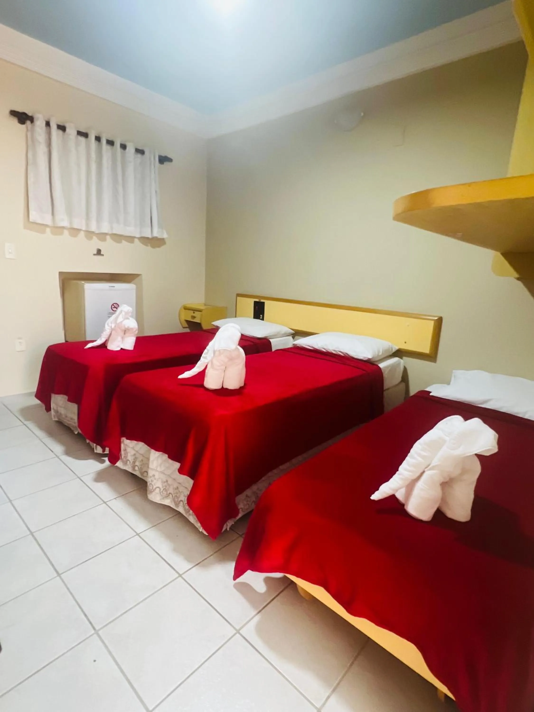 Bed in Pousada Recifes de Corais