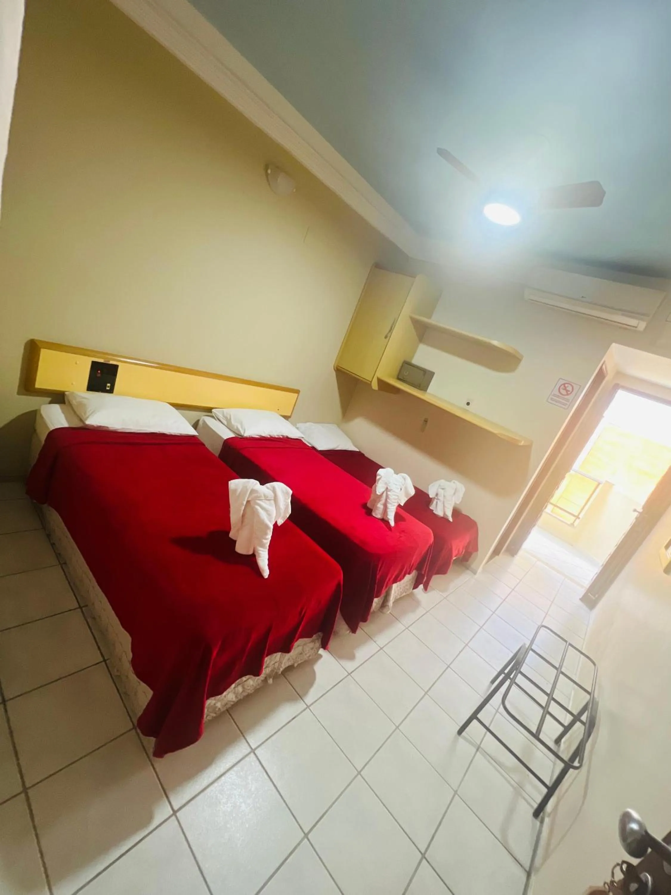 Bed in Pousada Recifes de Corais