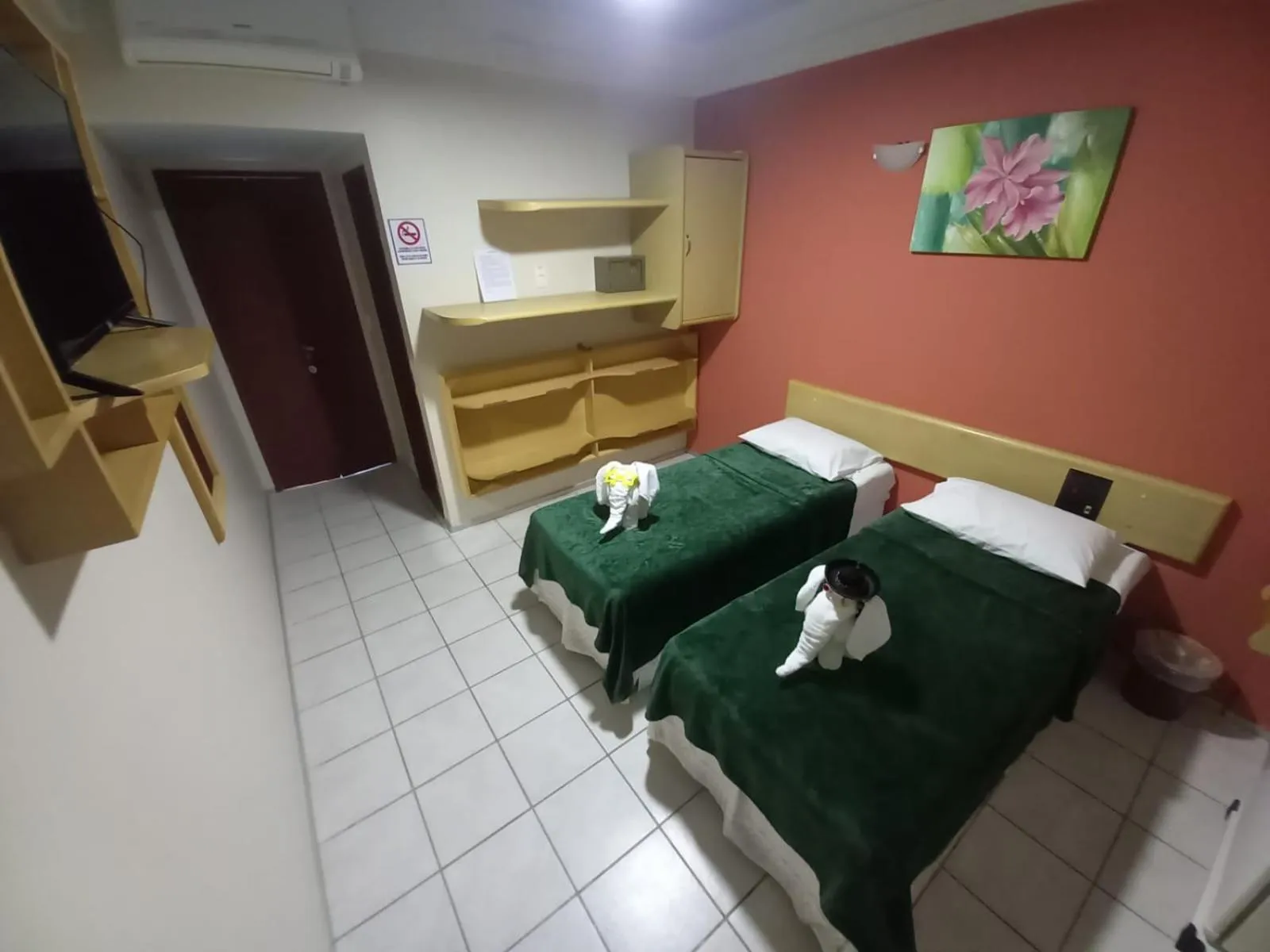 Bed in Pousada Recifes de Corais