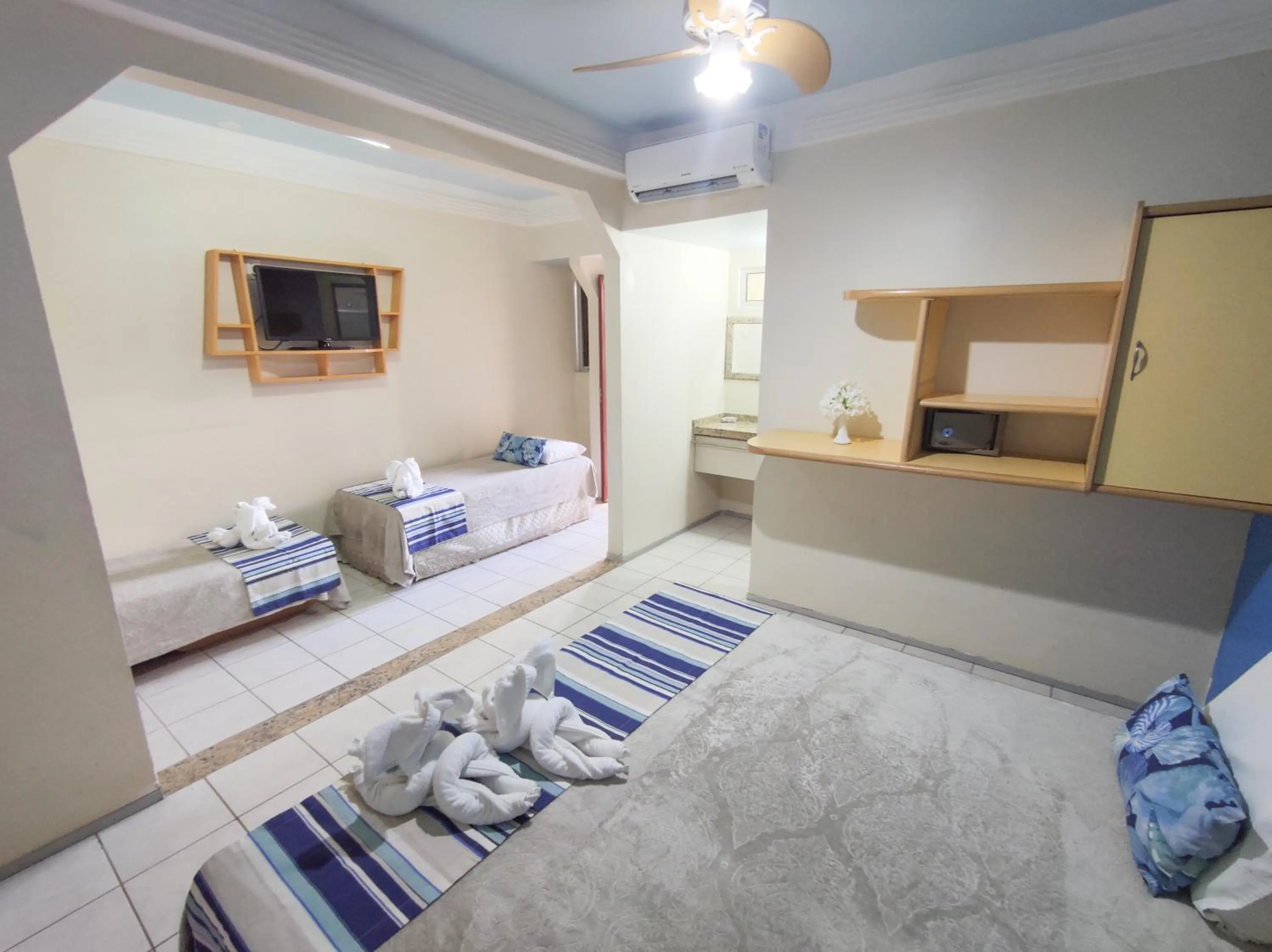 Bed in Pousada Recifes de Corais