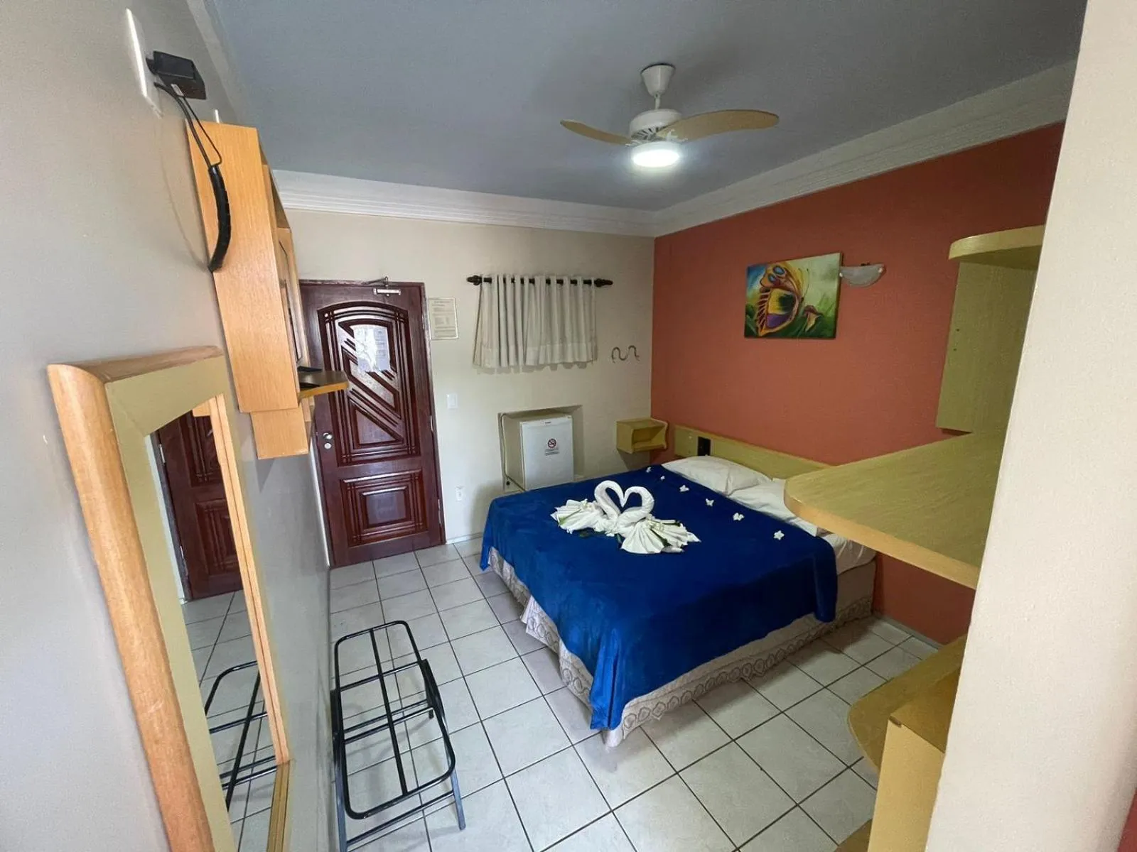 Bed in Pousada Recifes de Corais