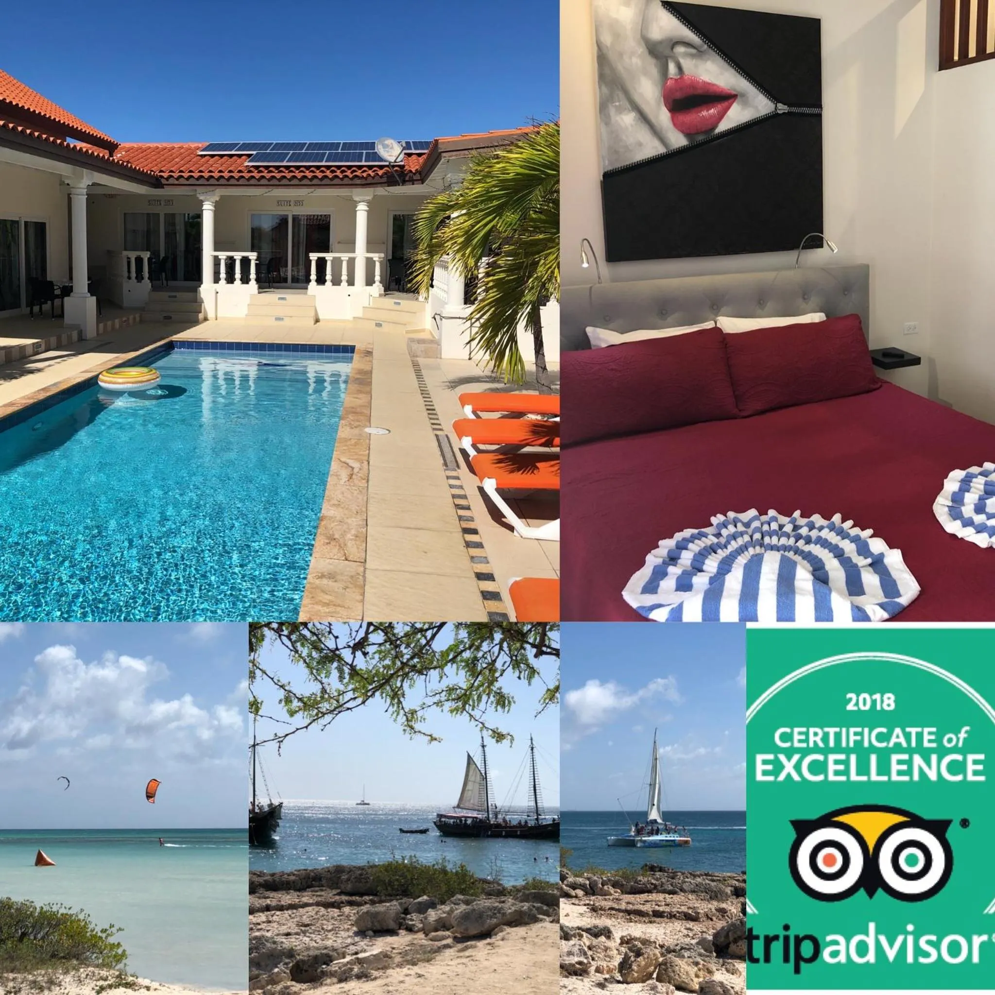 Certificate/Award in Boutique Hotel Swiss Paradise Aruba Villas and Suites