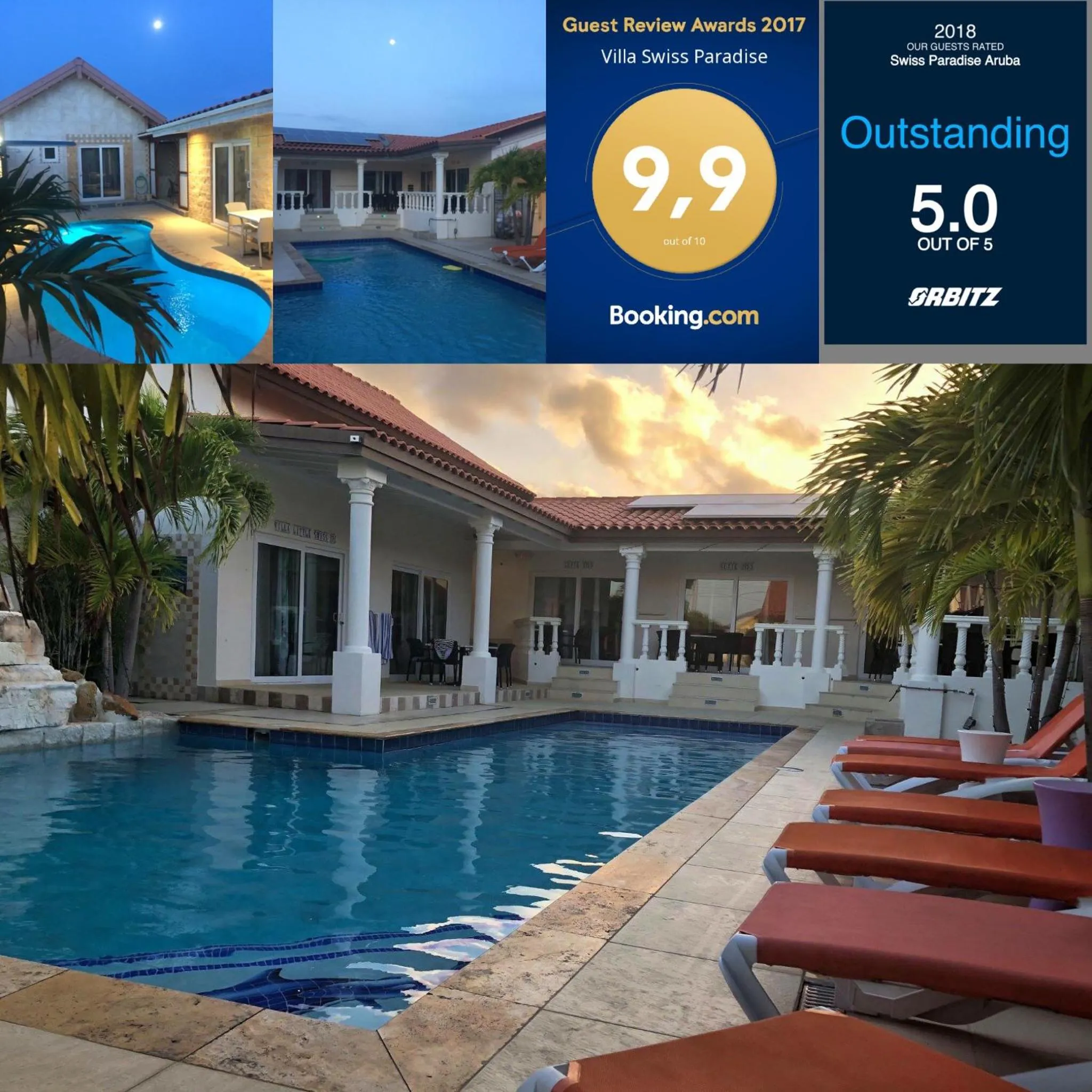 Certificate/Award in Boutique Hotel Swiss Paradise Aruba Villas and Suites