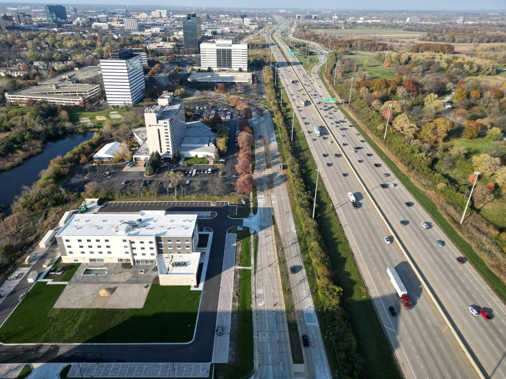 Property building in Holiday Inn Express & Suites Chicago Schaumburg by IHG