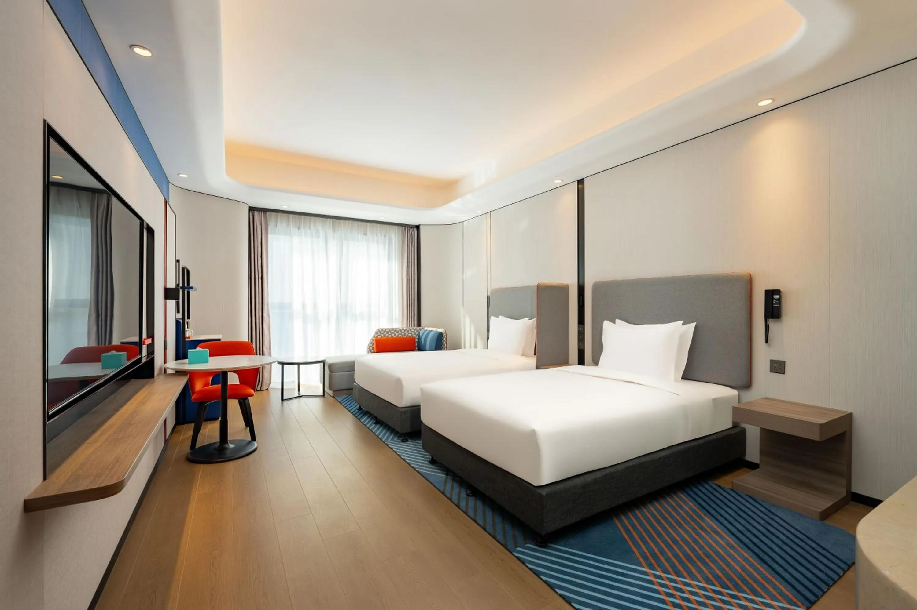Photo of the whole room, Bed in Holiday Inn Express Beijing Conference Center by IHG