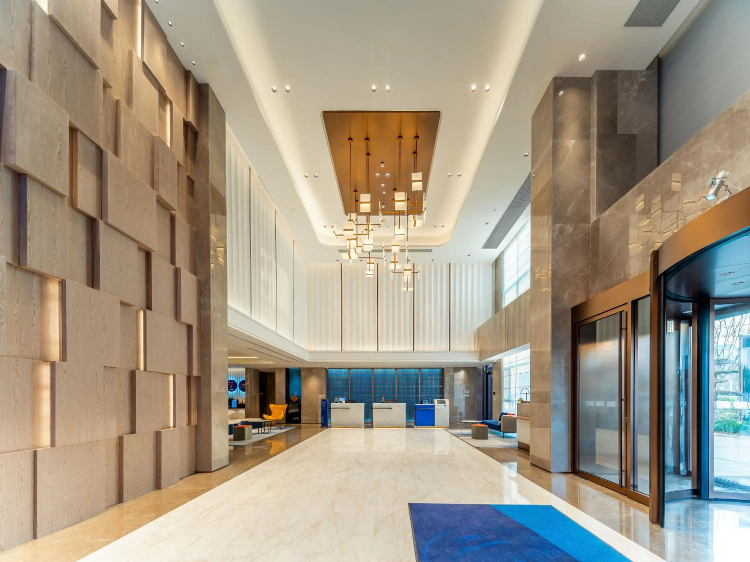 Lobby or reception in Holiday Inn Express Liaocheng ETDZ by IHG