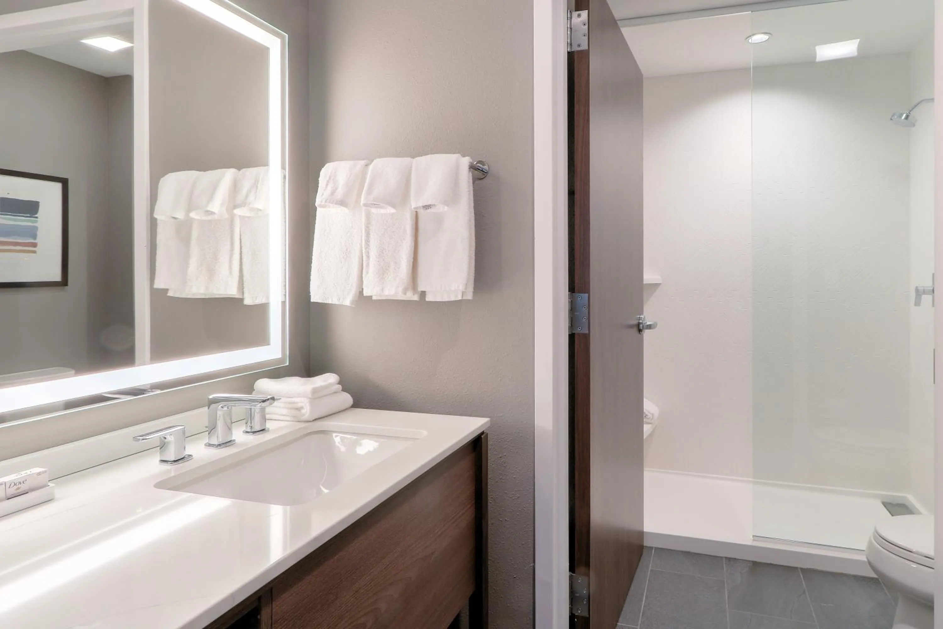 Shower in Staybridge Suites Pigeon Forge - Smoky Mtns by IHG