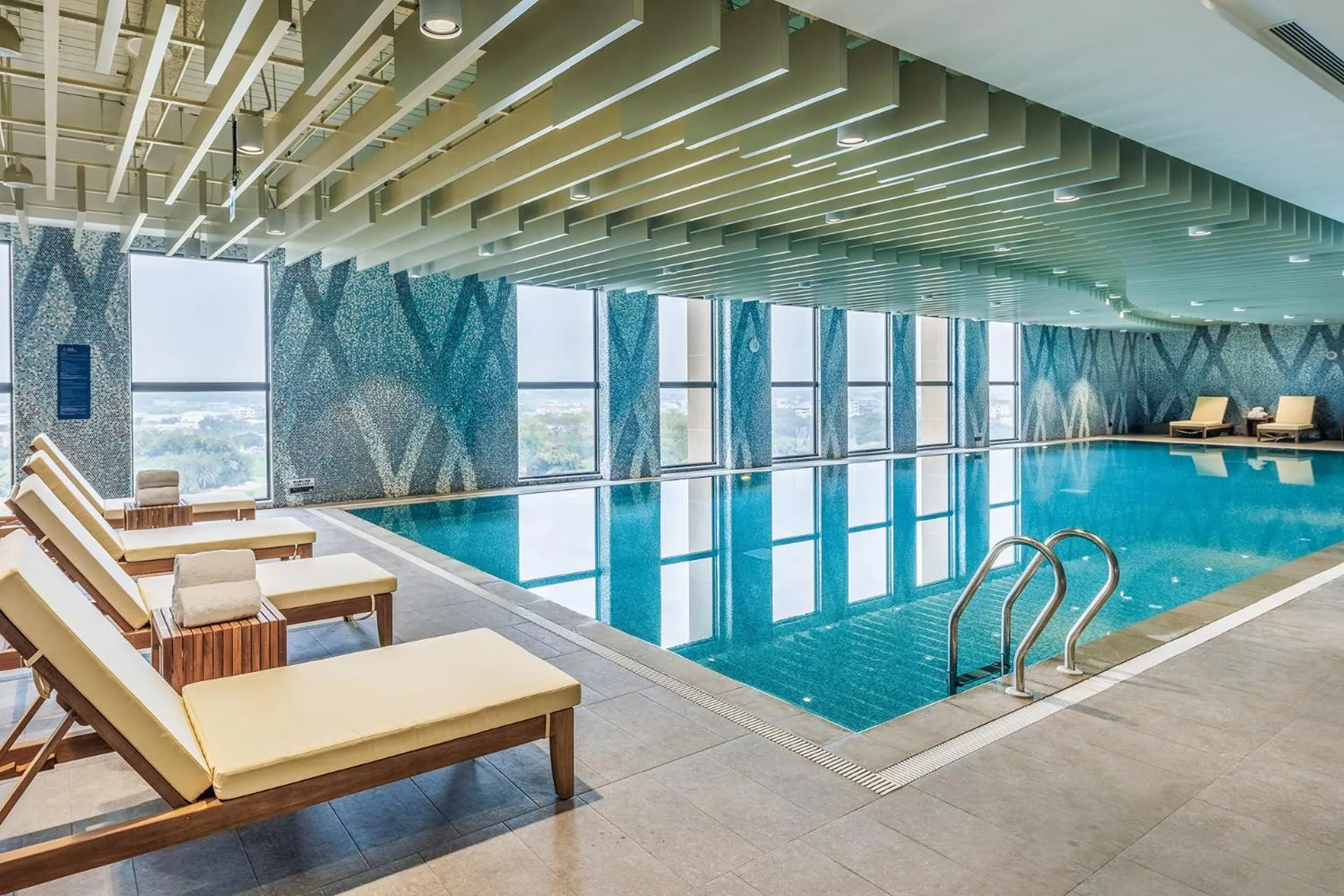 Swimming pool in voco Chiayi by IHG