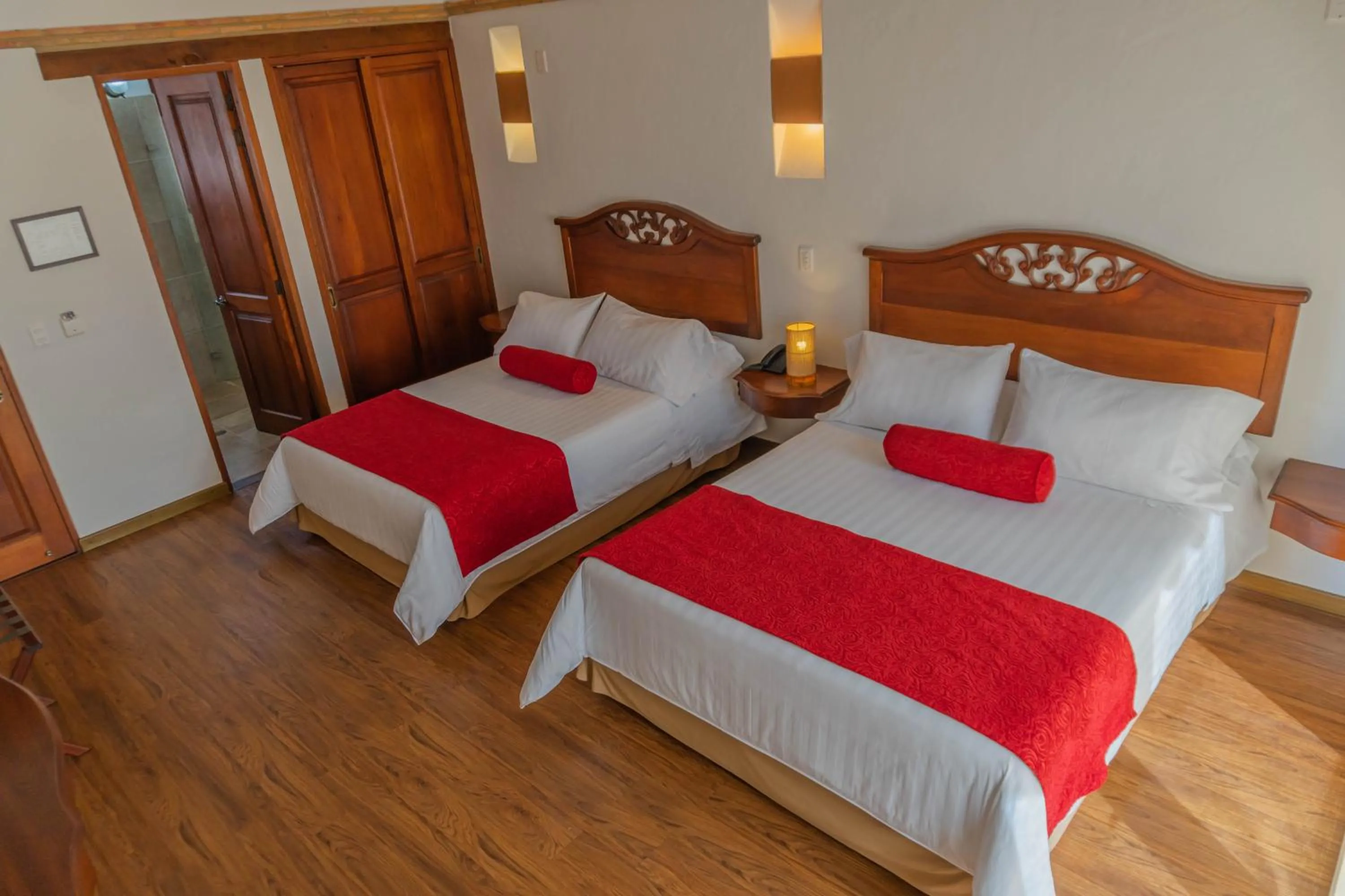 Bed in Maria Bonita Hotel