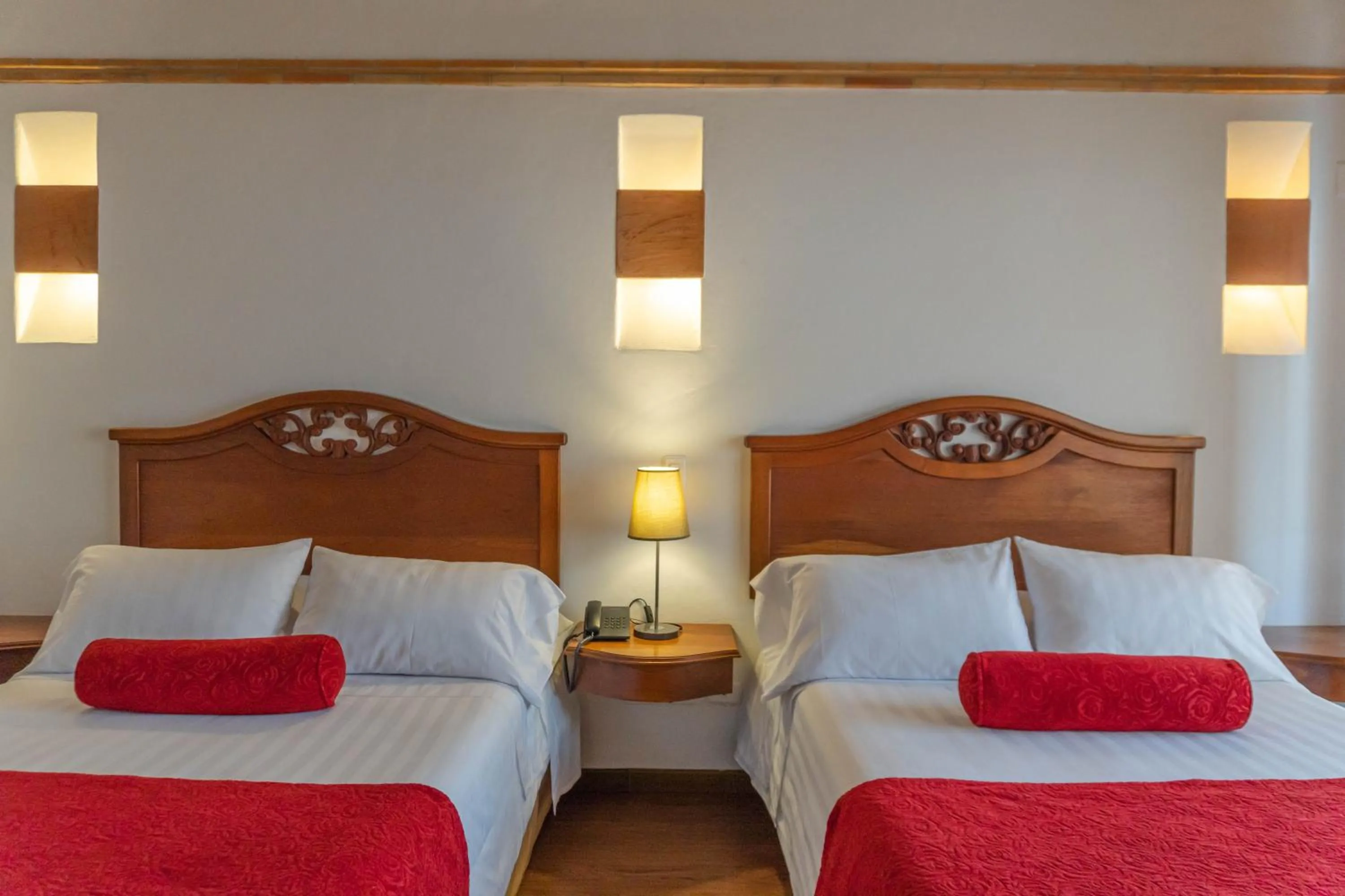 Bed in Maria Bonita Hotel